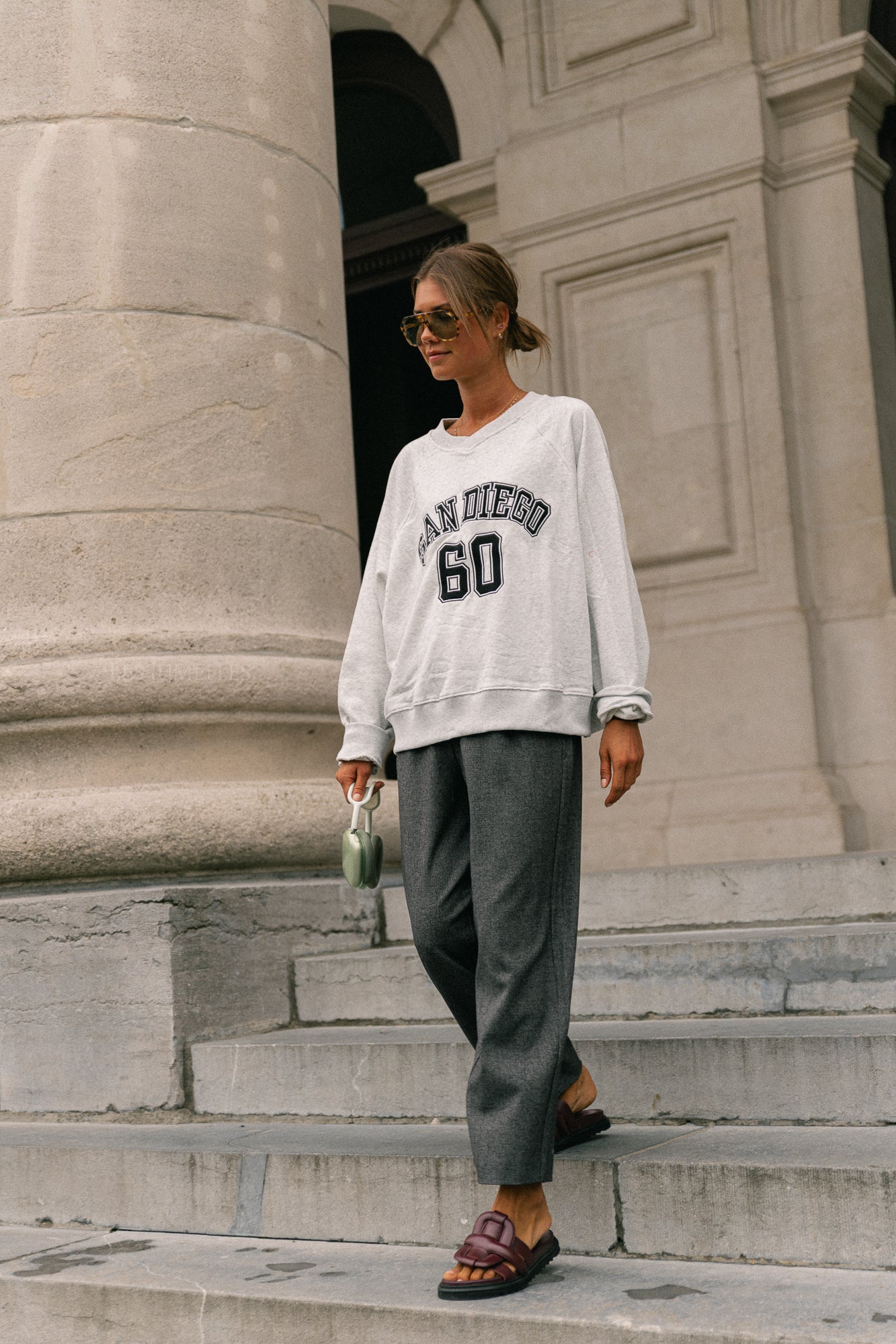 San Diego sweater light grey melange