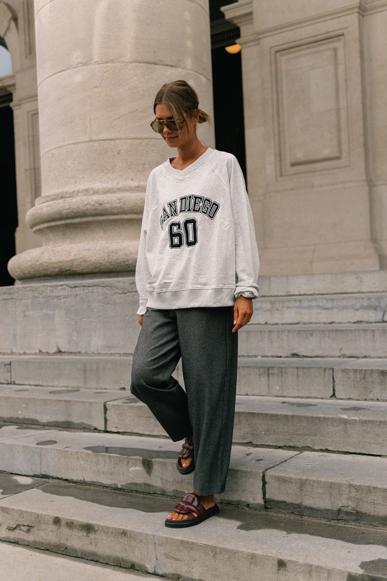 San Diego sweater light grey melange