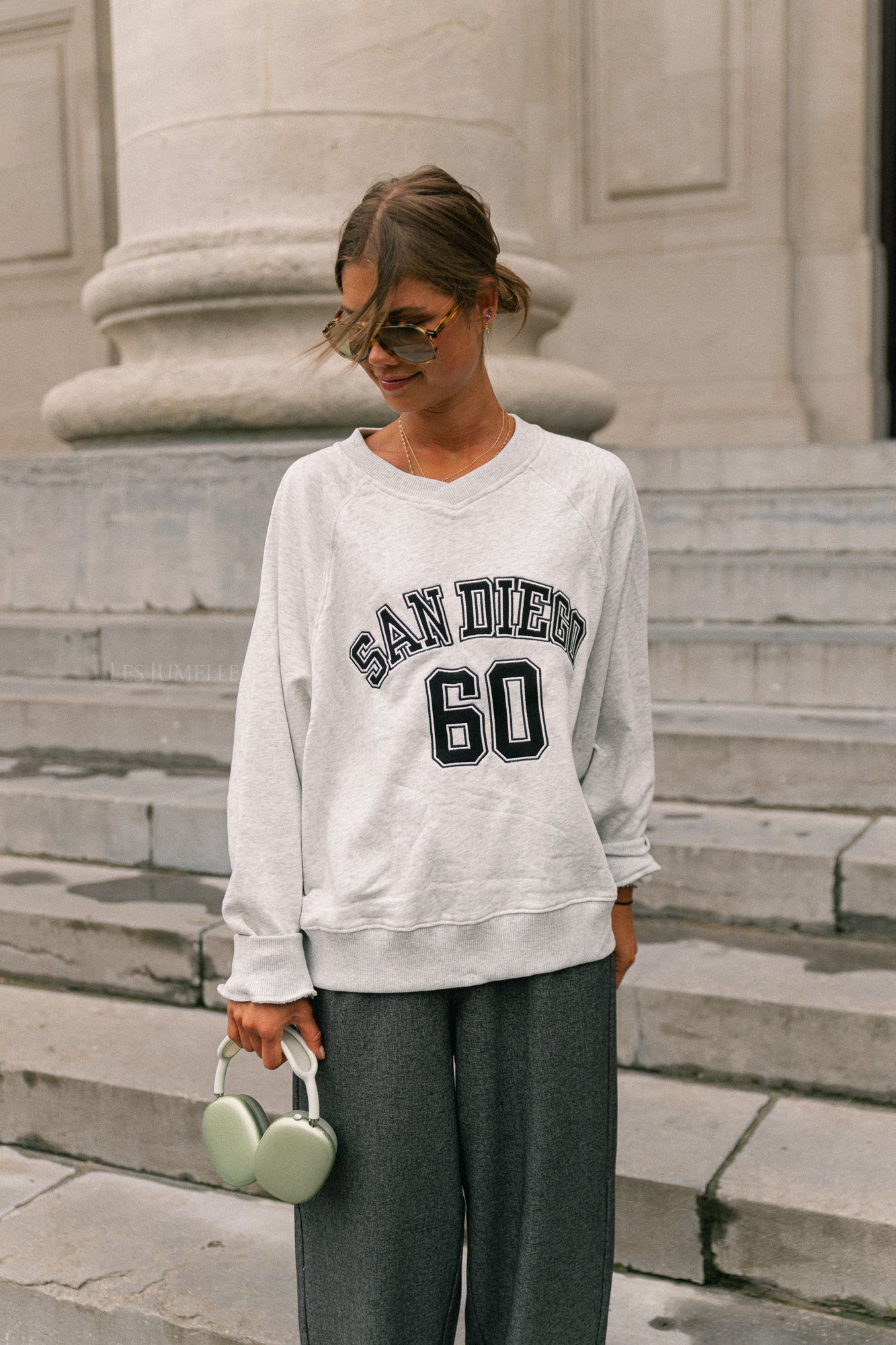San Diego sweater light grey melange