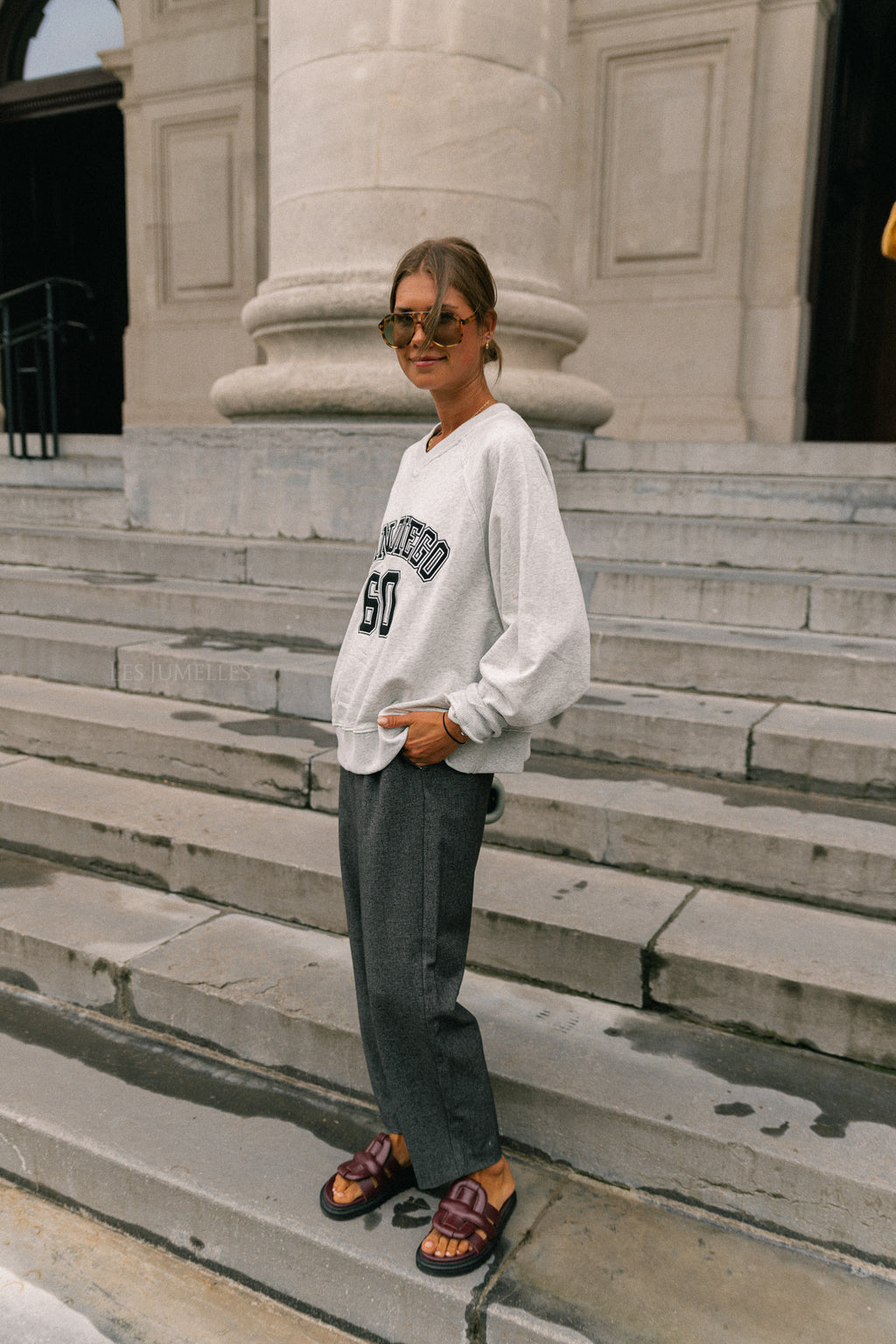San Diego sweater light grey melange