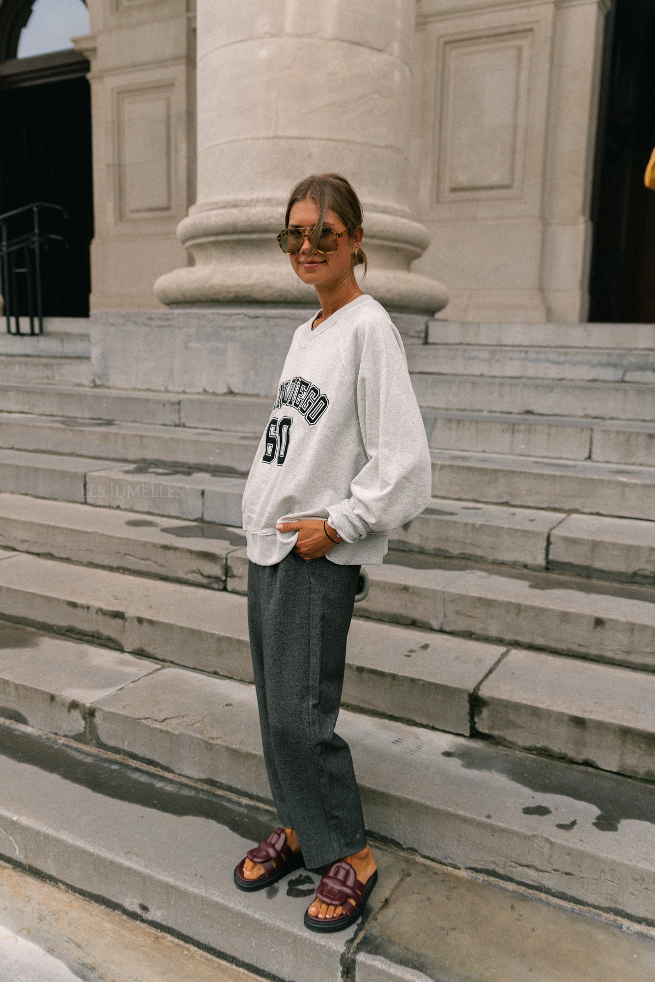 San Diego sweater light grey melange