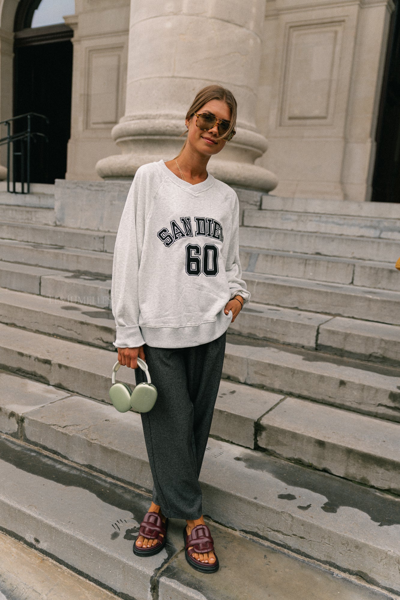 San Diego sweater light grey melange