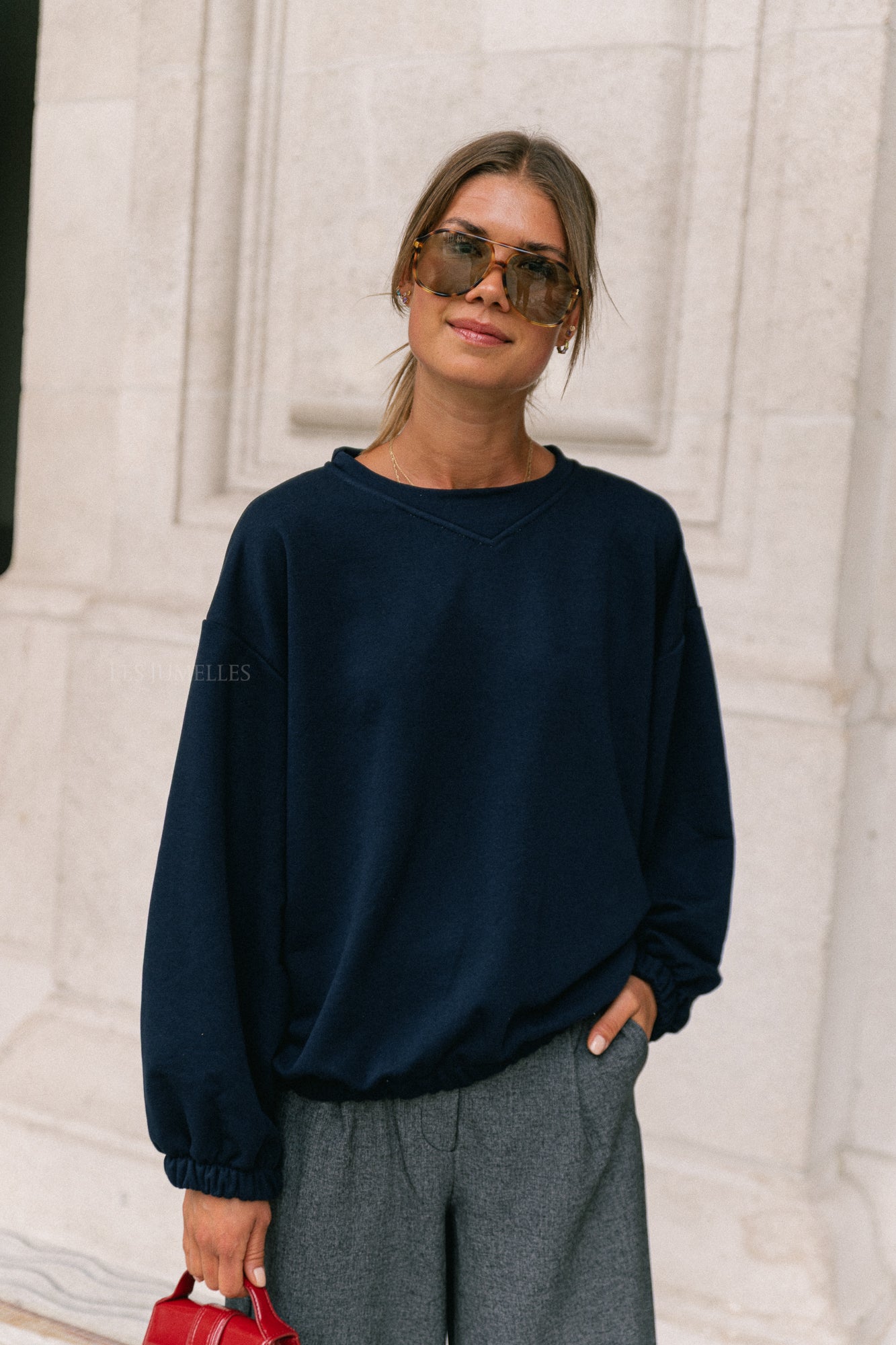 Lou sweater navy