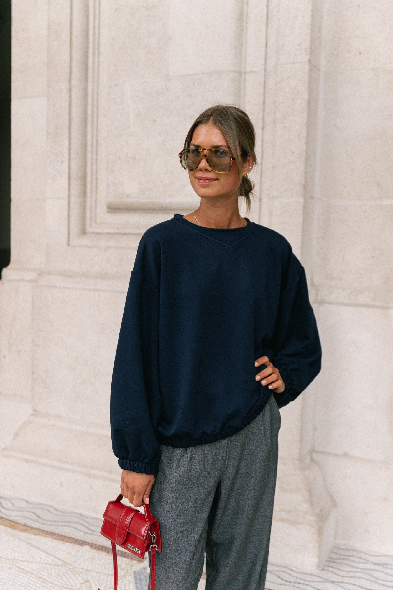 Lou sweater navy