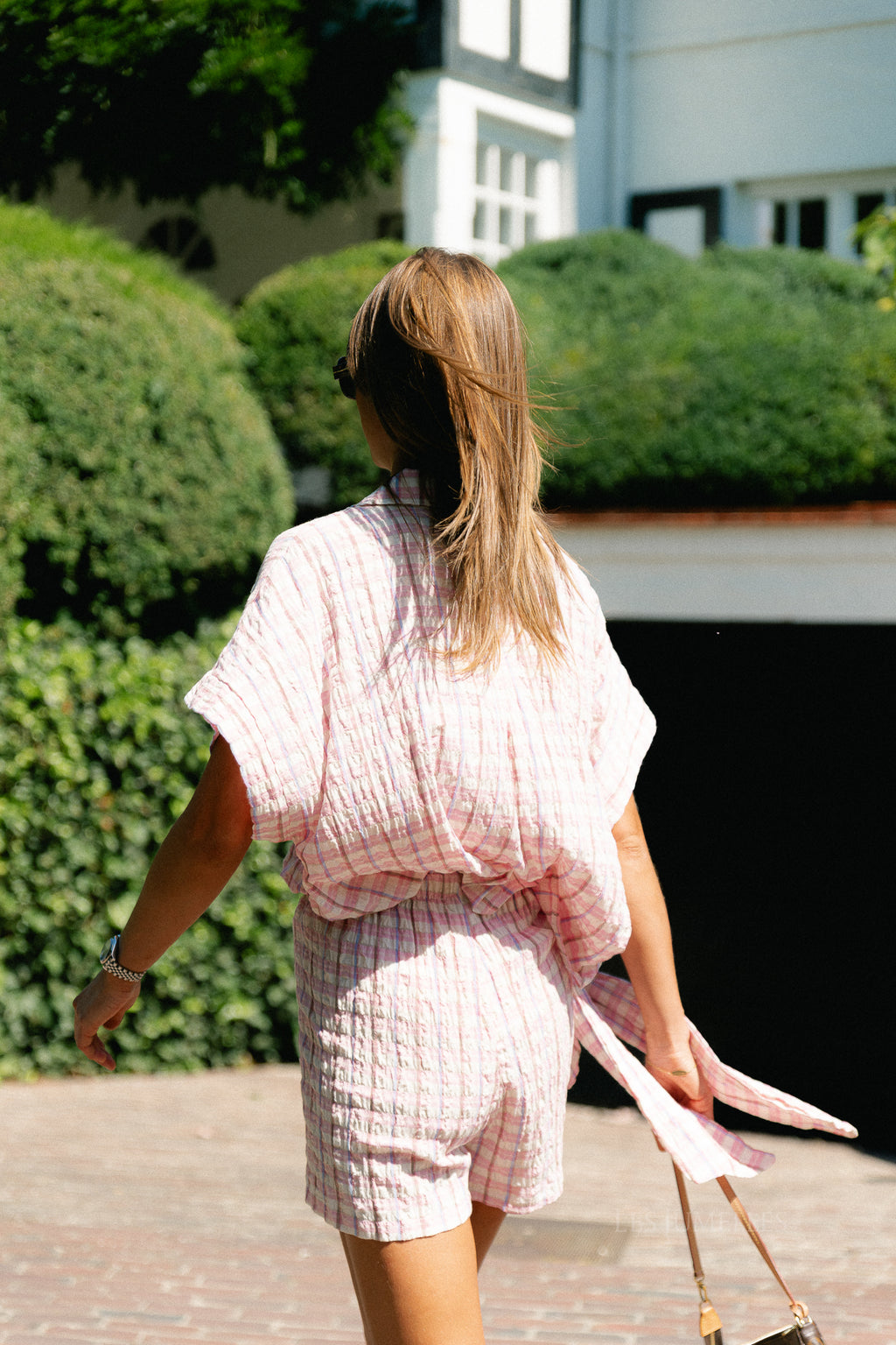 Juliette SS checkered shirt multicolor