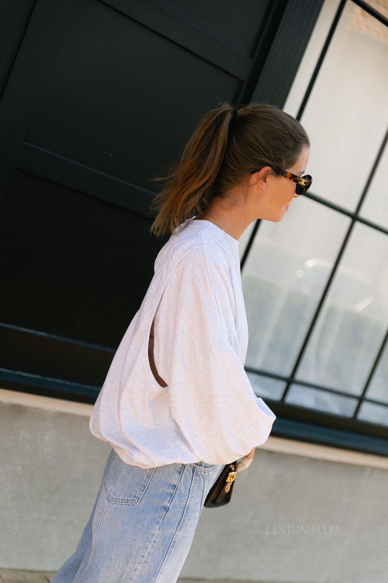 Selma sweater light grey melange