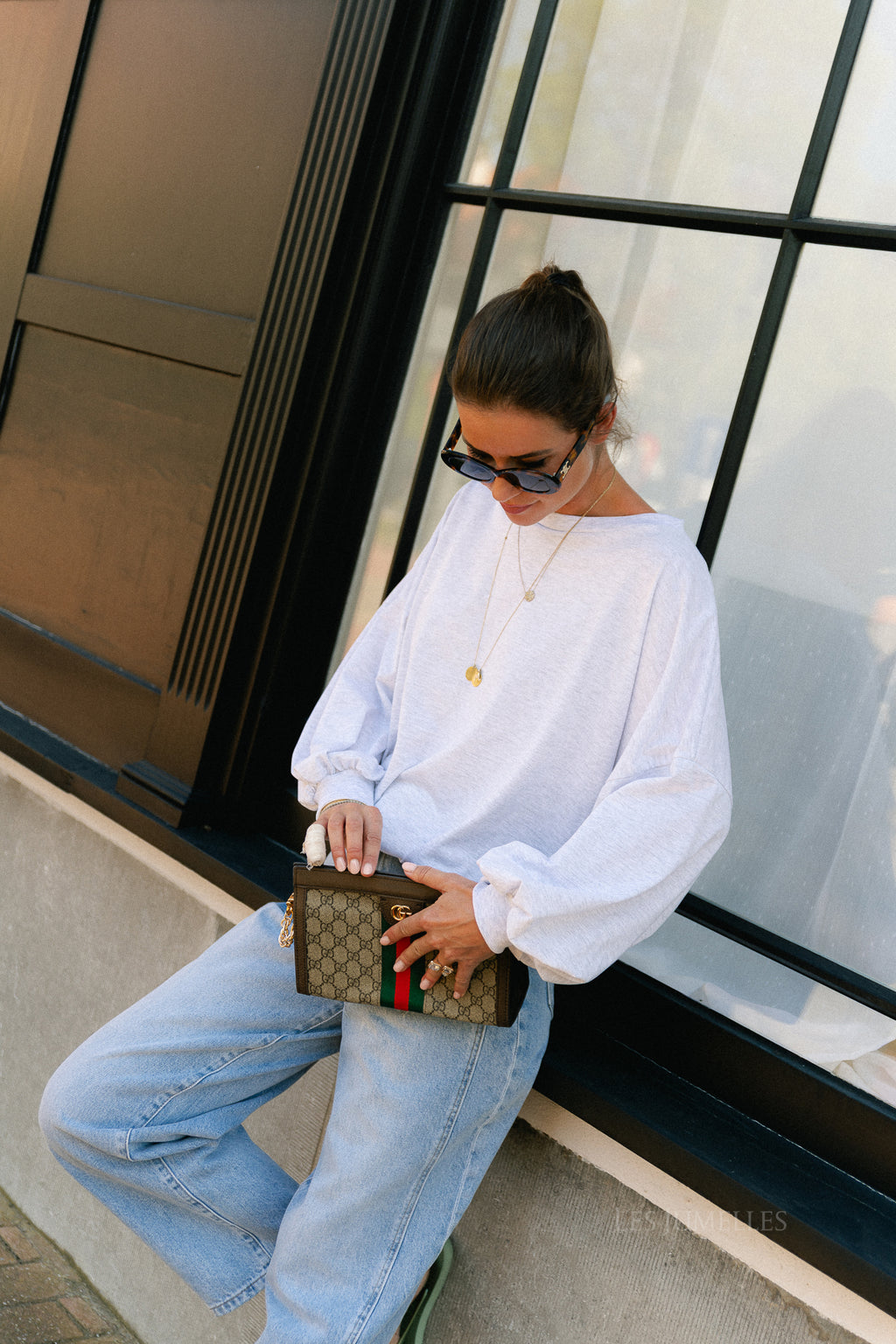 Selma sweater light grey melange