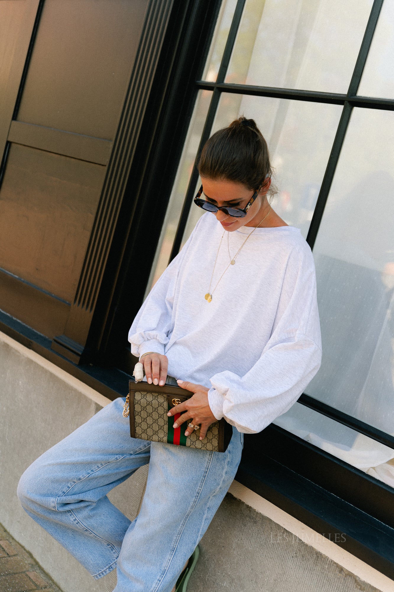 Selma sweater light grey melange