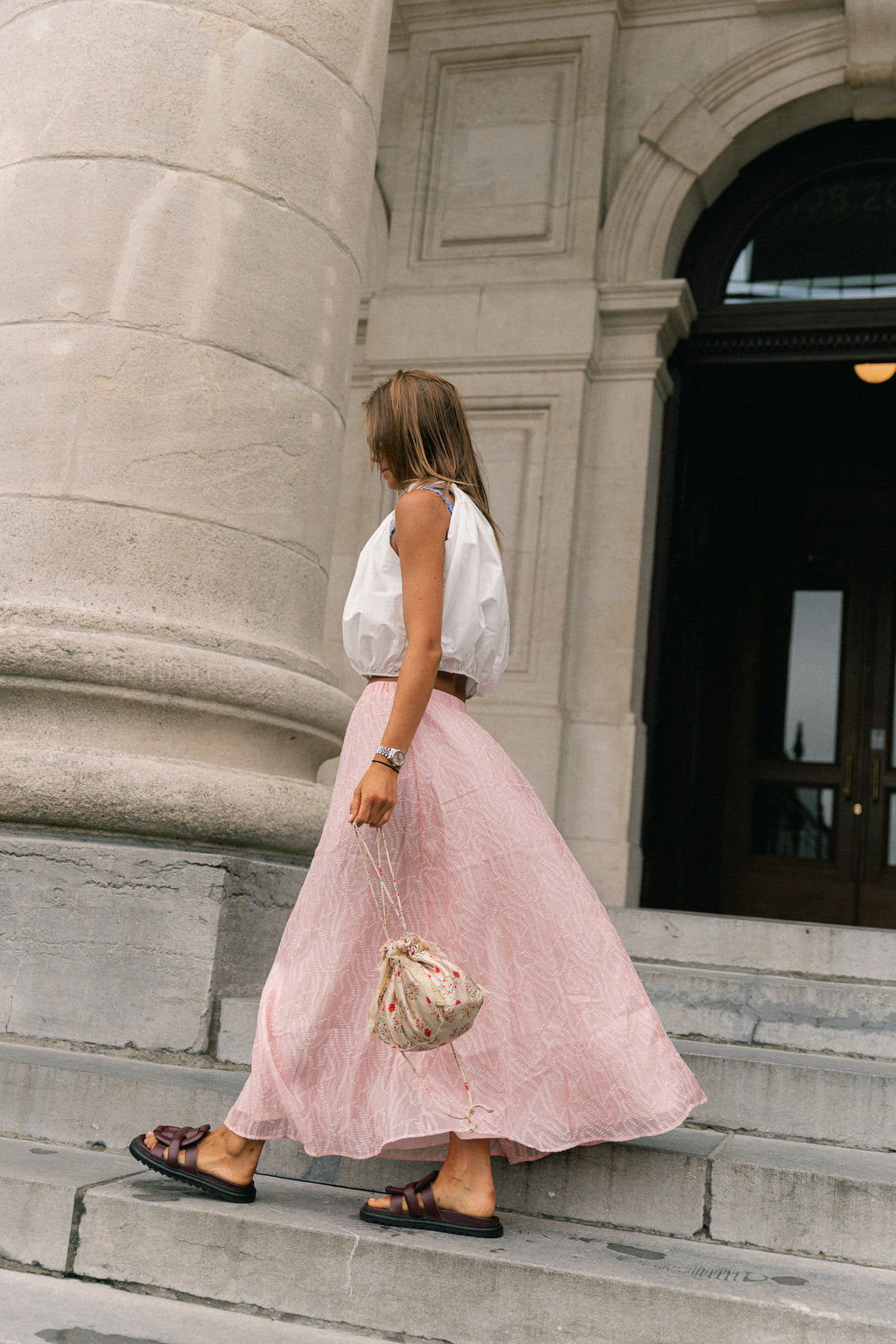 Fran one shoulder top wit
