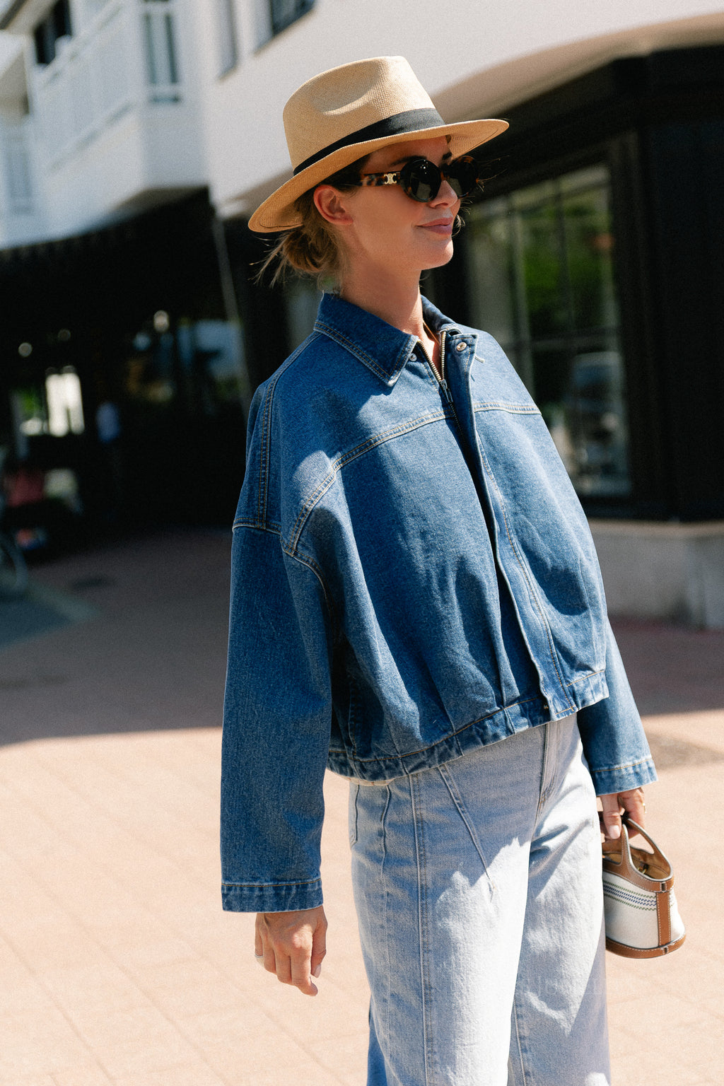 VIPaige LS viral denim jacket medium blue