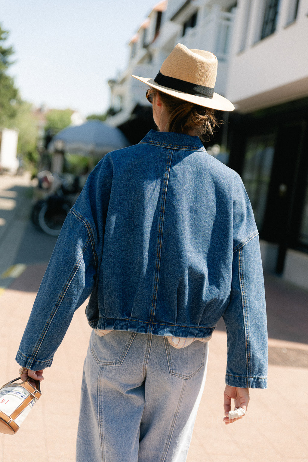 VIPaige LS viral denim jacket medium blue