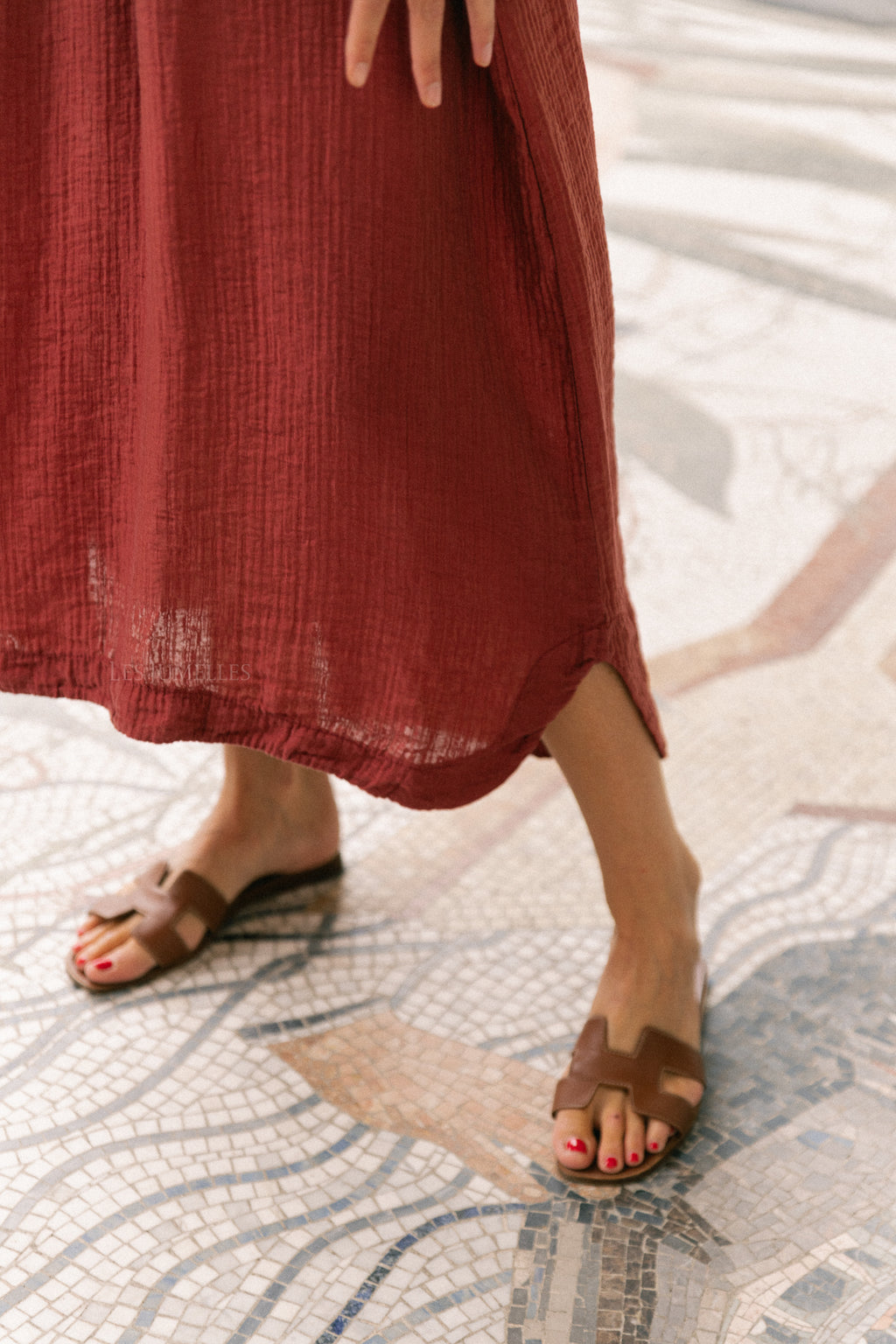 Judith Off-Shoulder-Kleid Weinrot