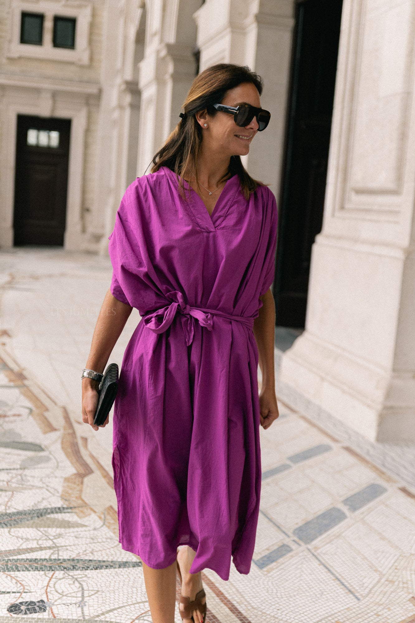 Portia dress magenta