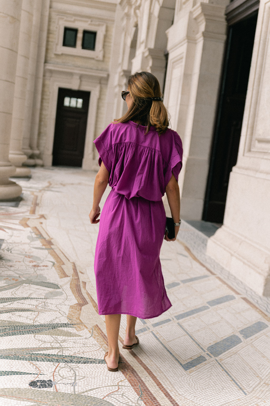 Portia dress magenta