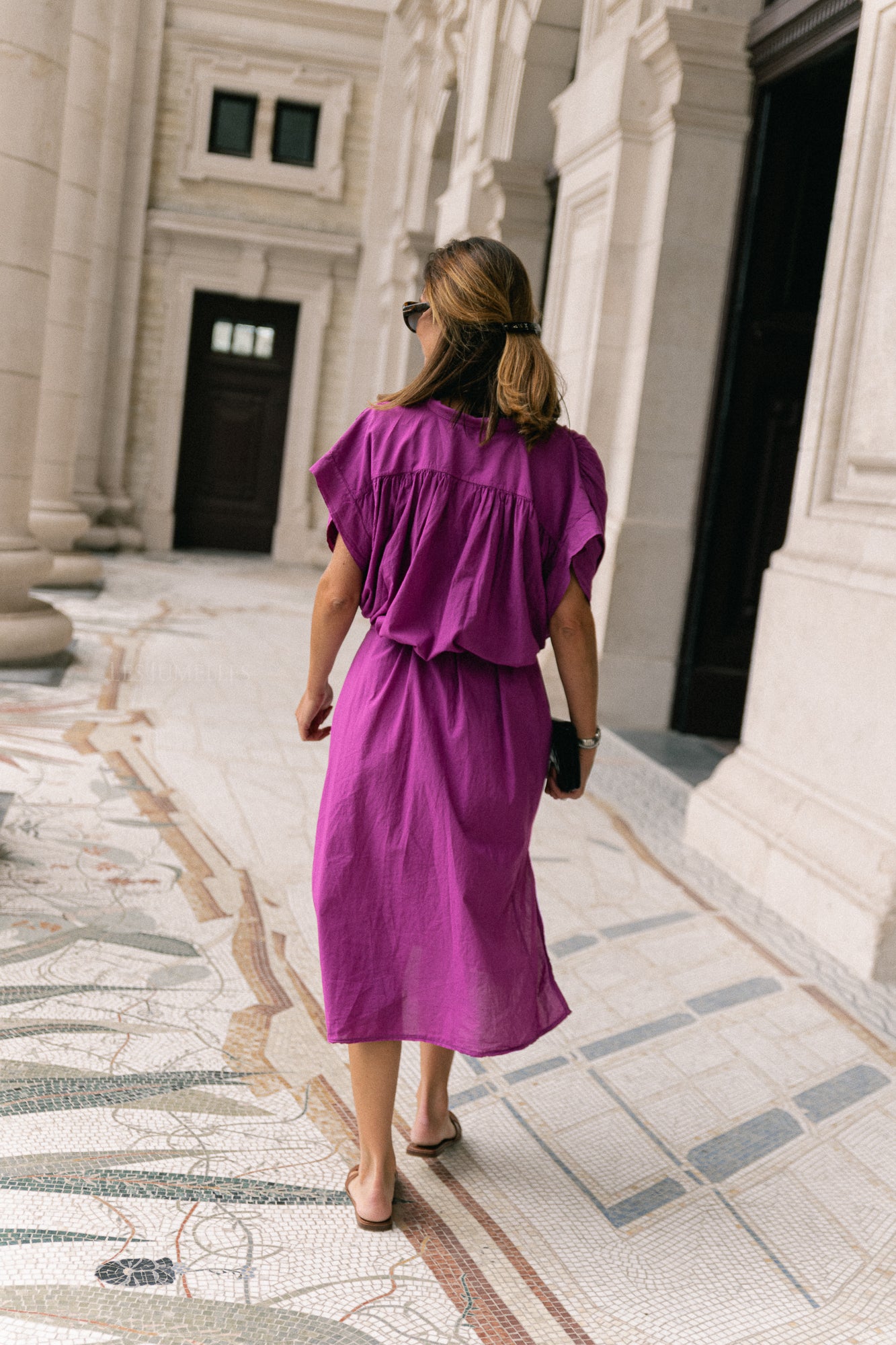 Portia dress magenta
