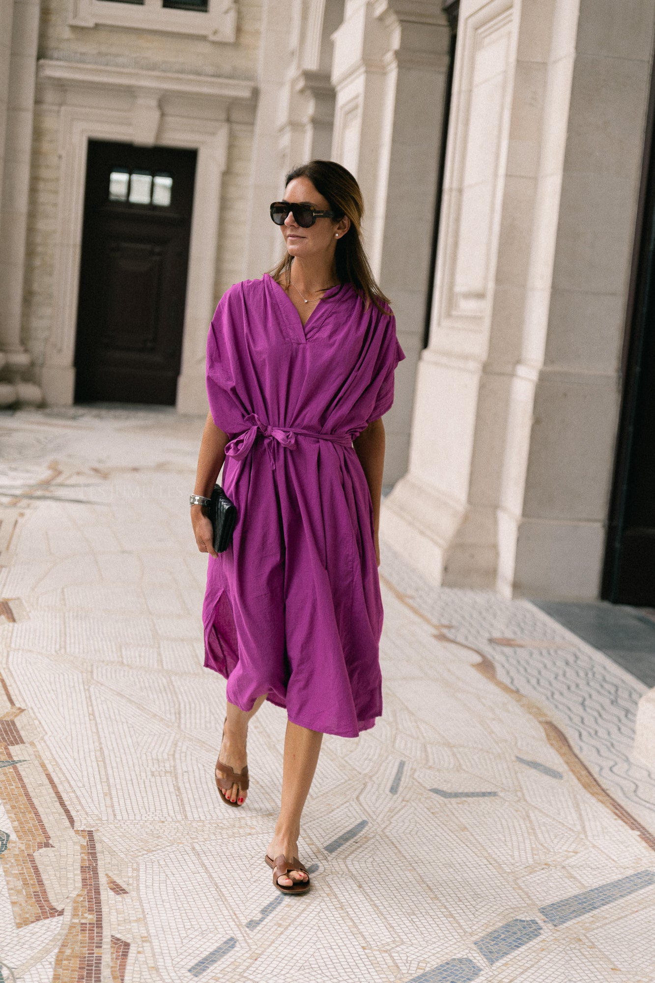 Portia dress magenta