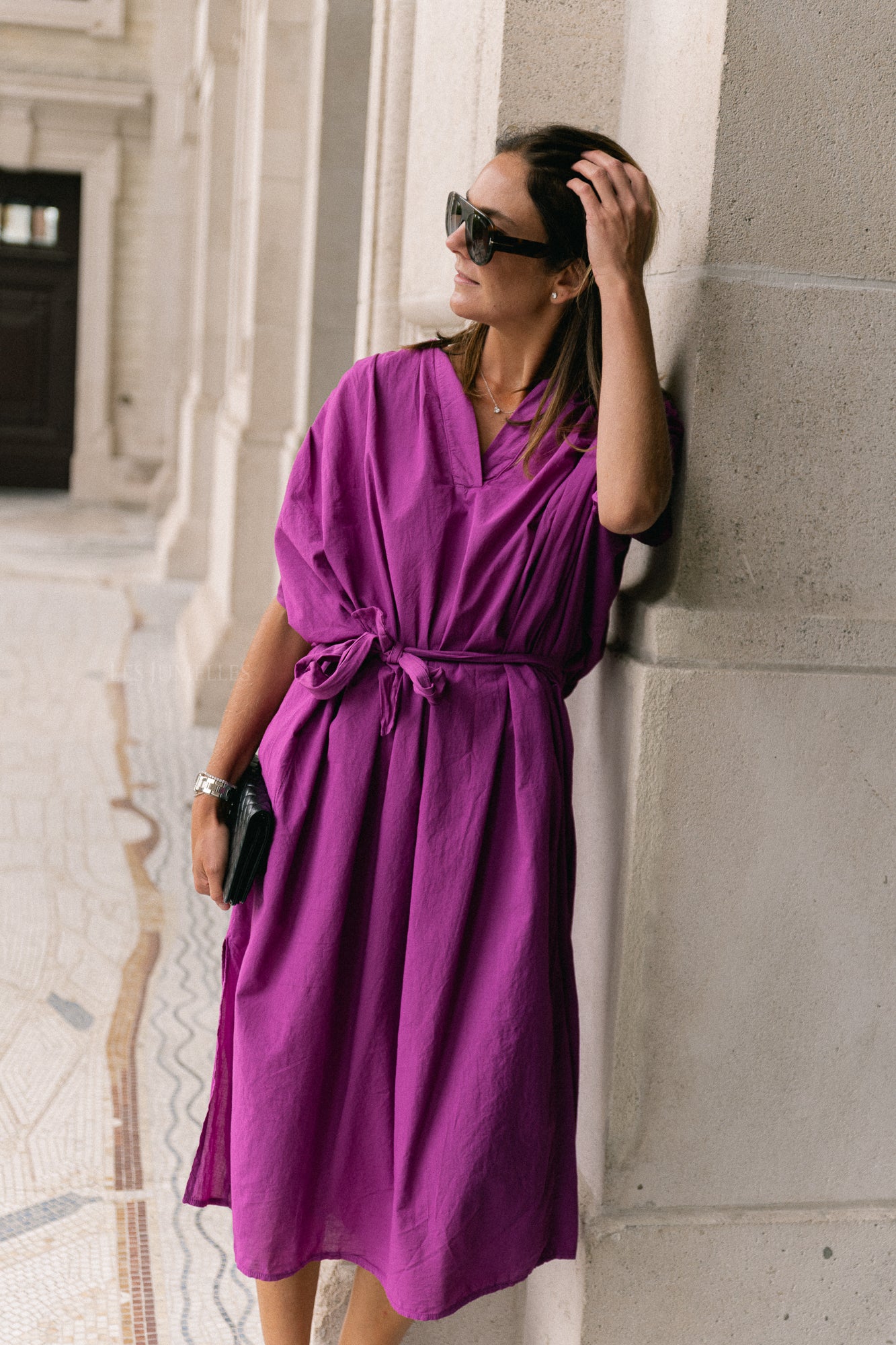 Portia dress magenta