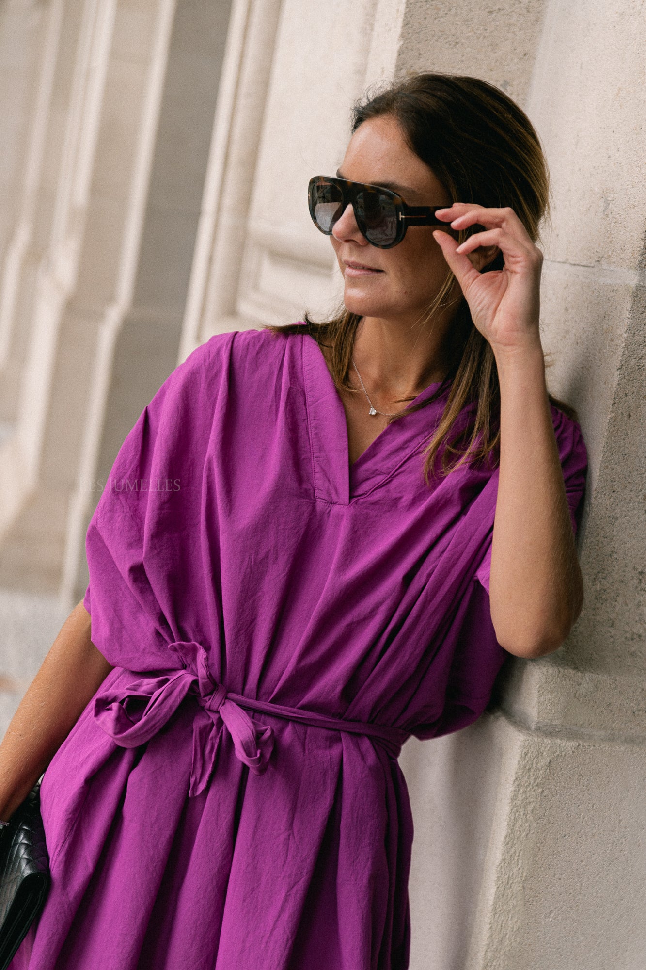 Portia dress magenta