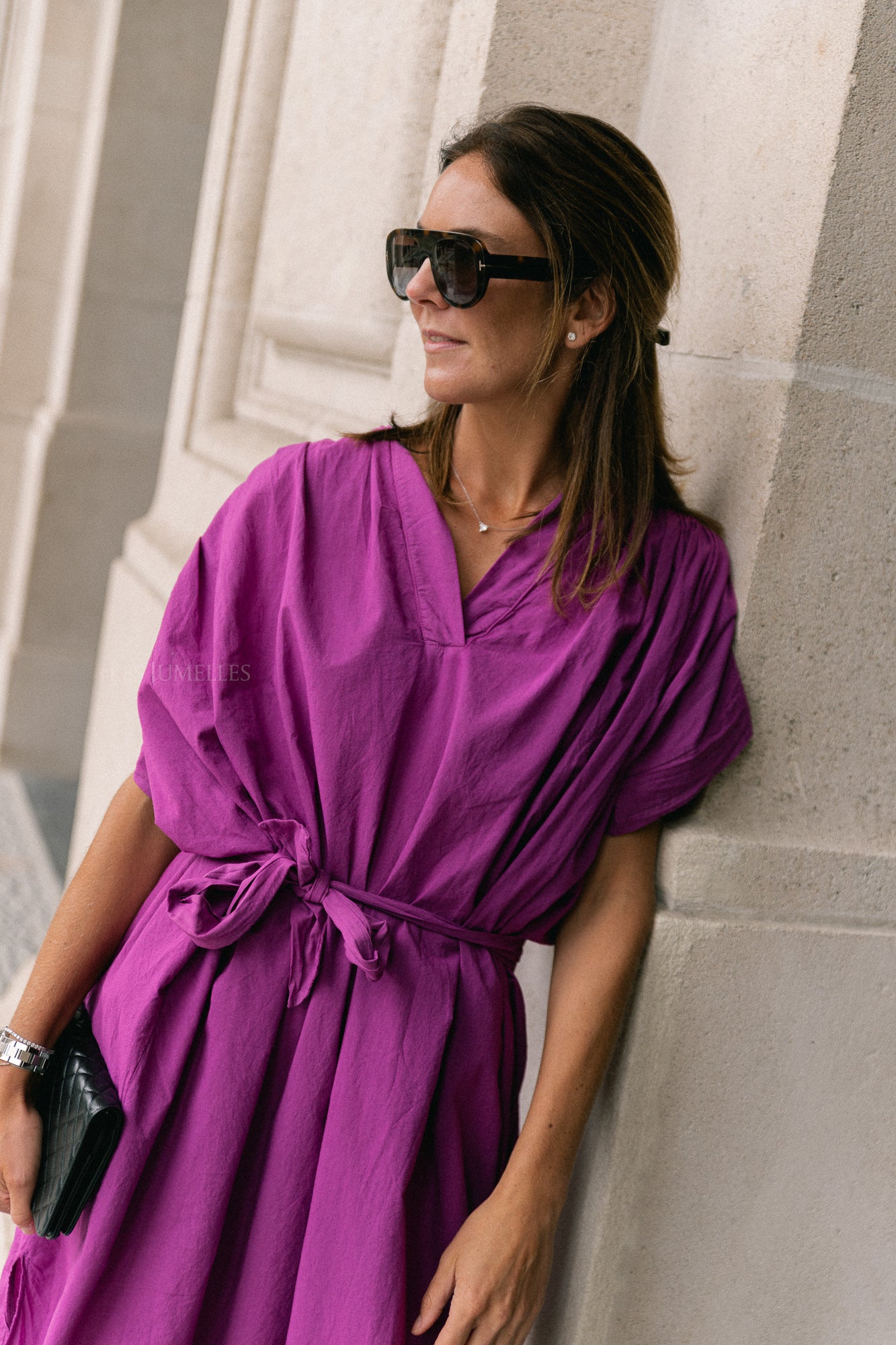 Portia dress magenta