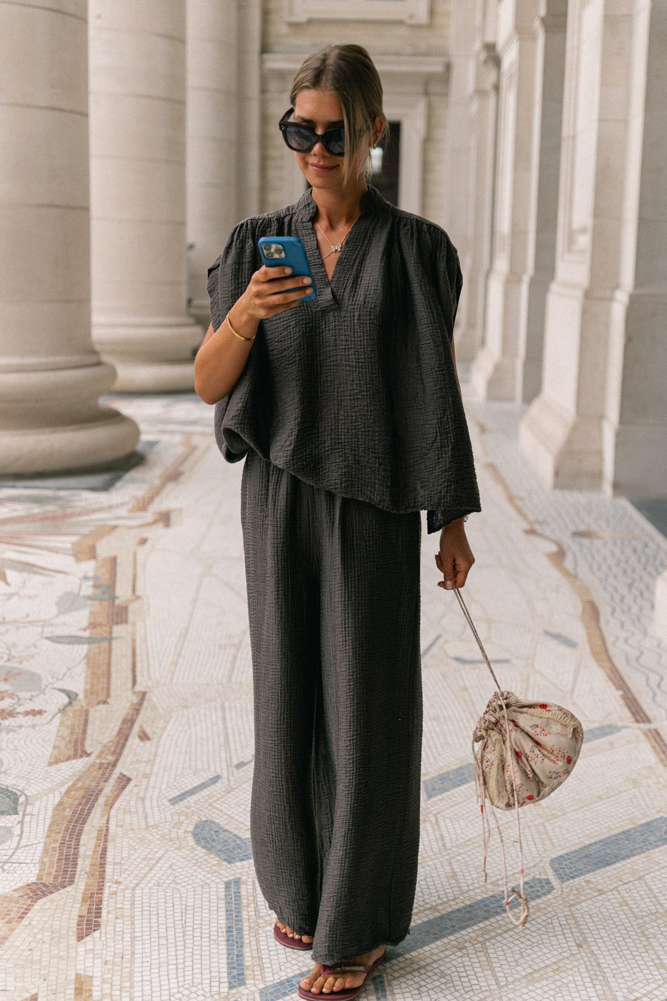 Chemise Celia SS marron