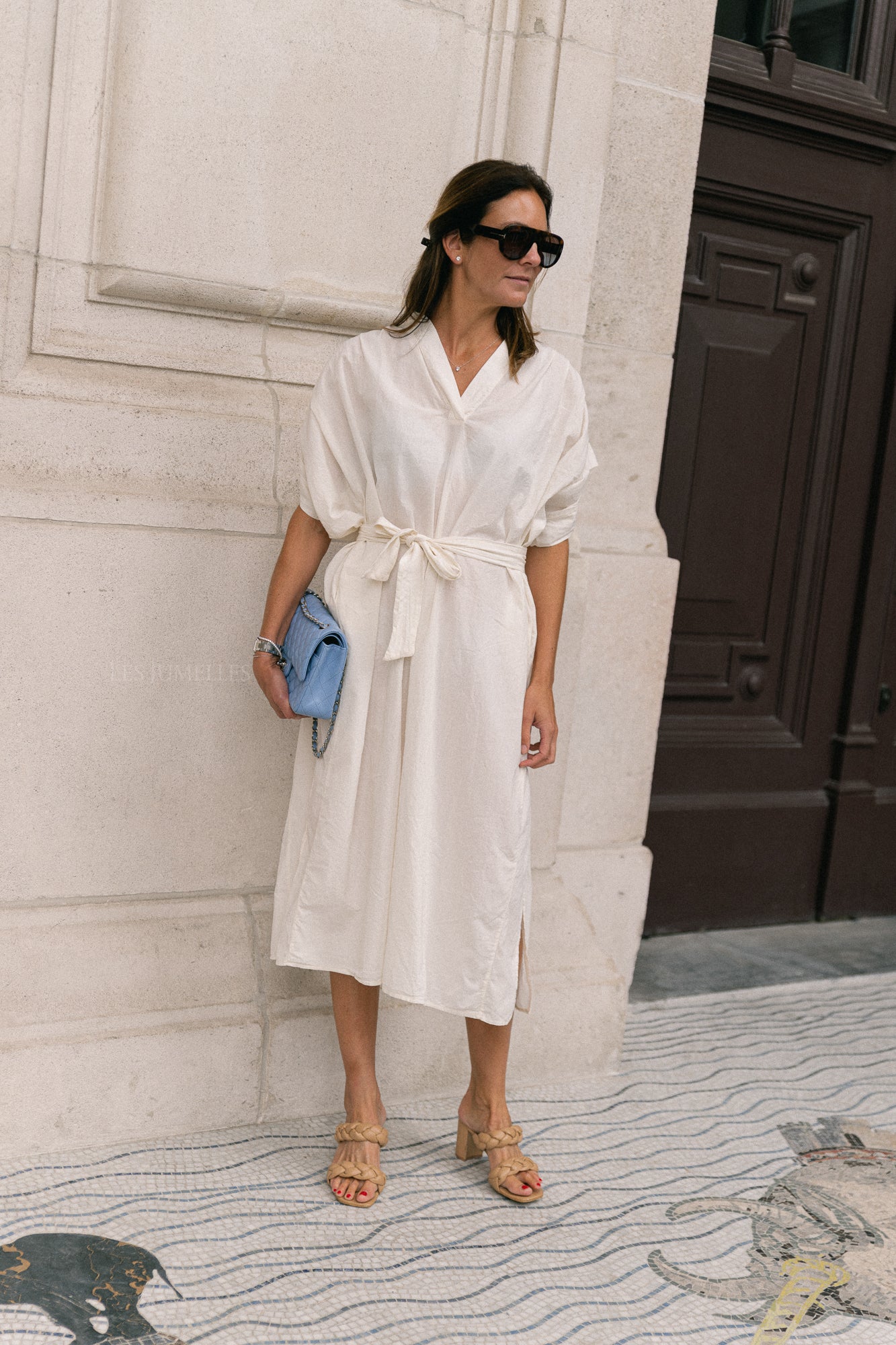 Portia dress ecru