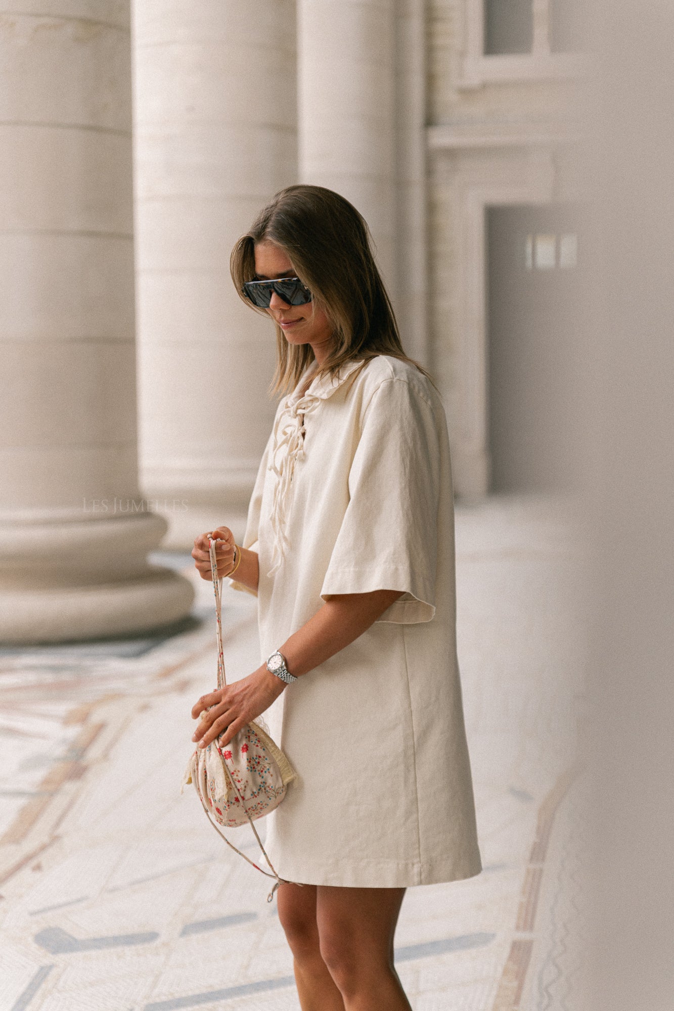 Leonie Kleid in Ecru