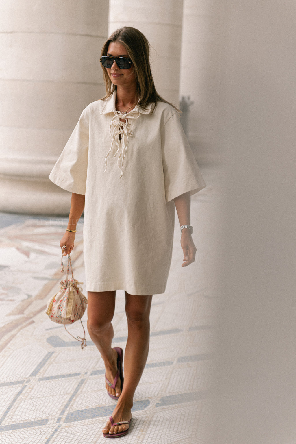Leonie Kleid in Ecru