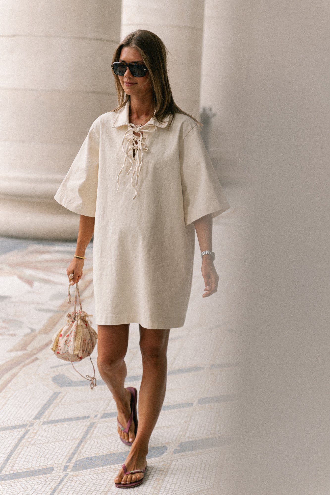 Leonie Kleid in Ecru