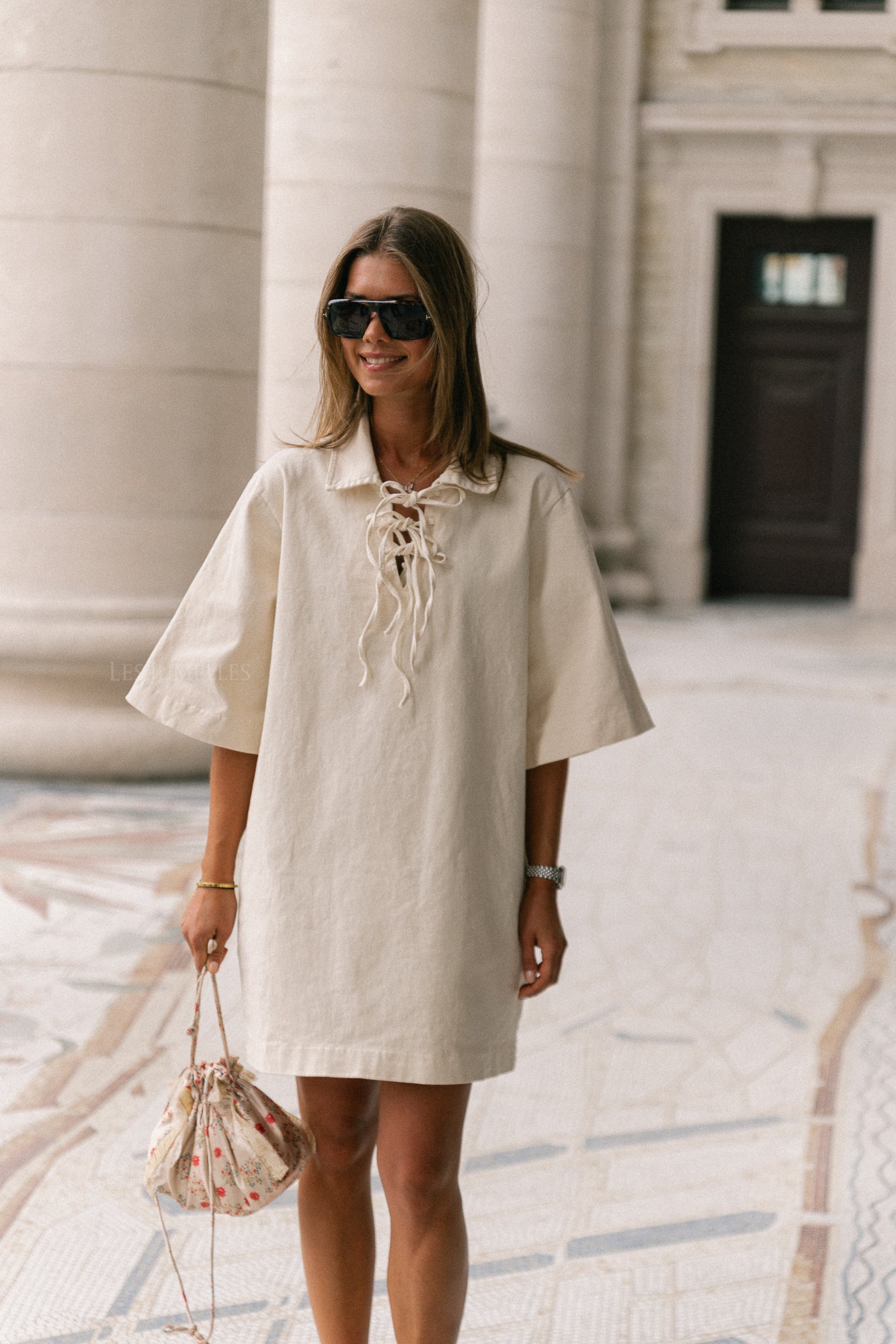 Leonie Kleid in Ecru