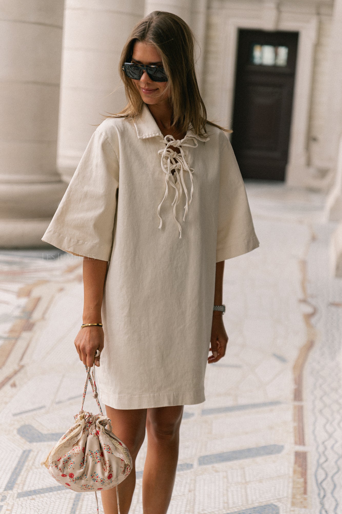 Leonie Kleid in Ecru