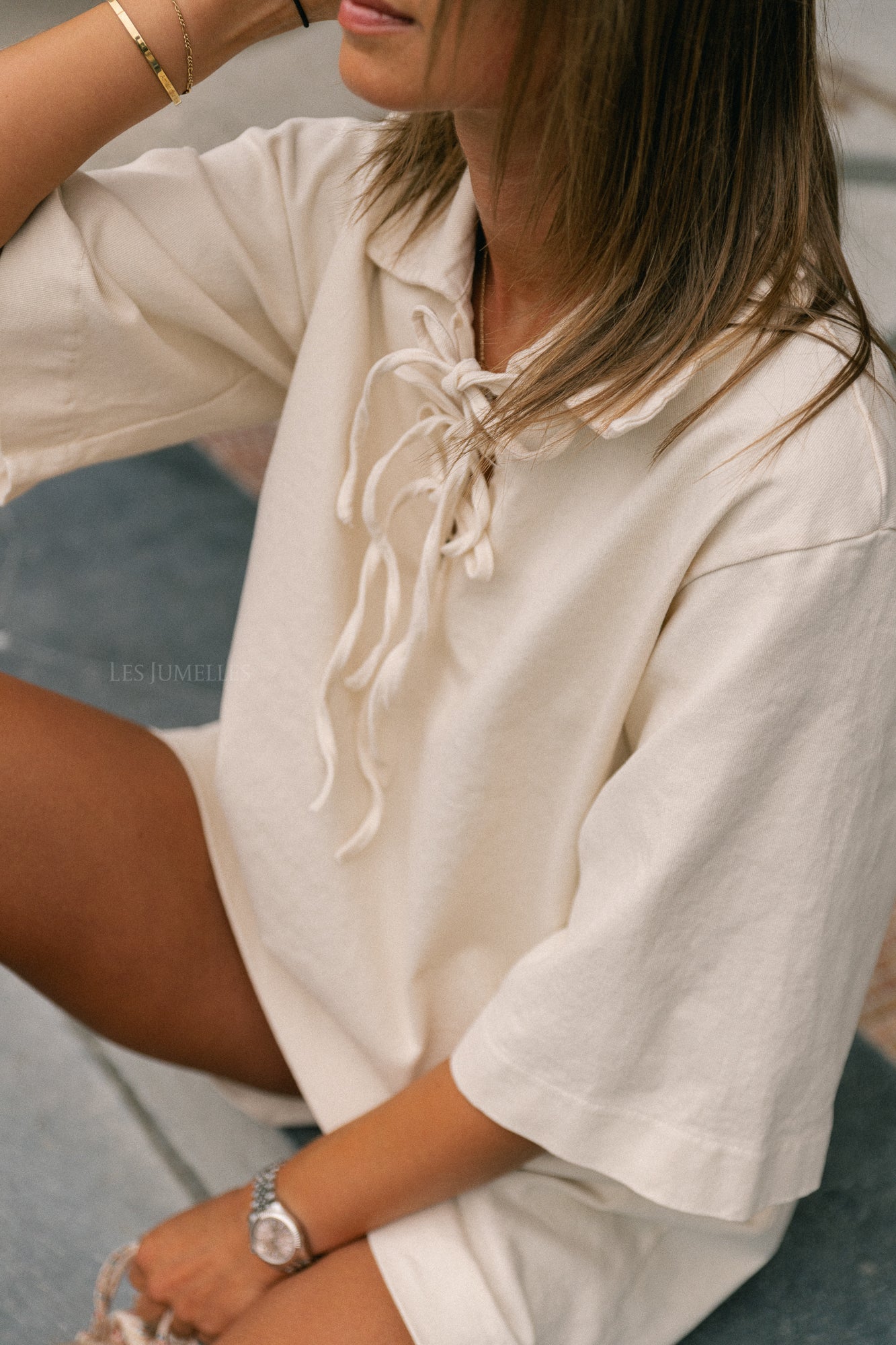 Leonie Kleid in Ecru