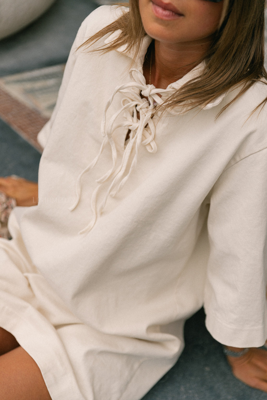 Leonie Kleid in Ecru