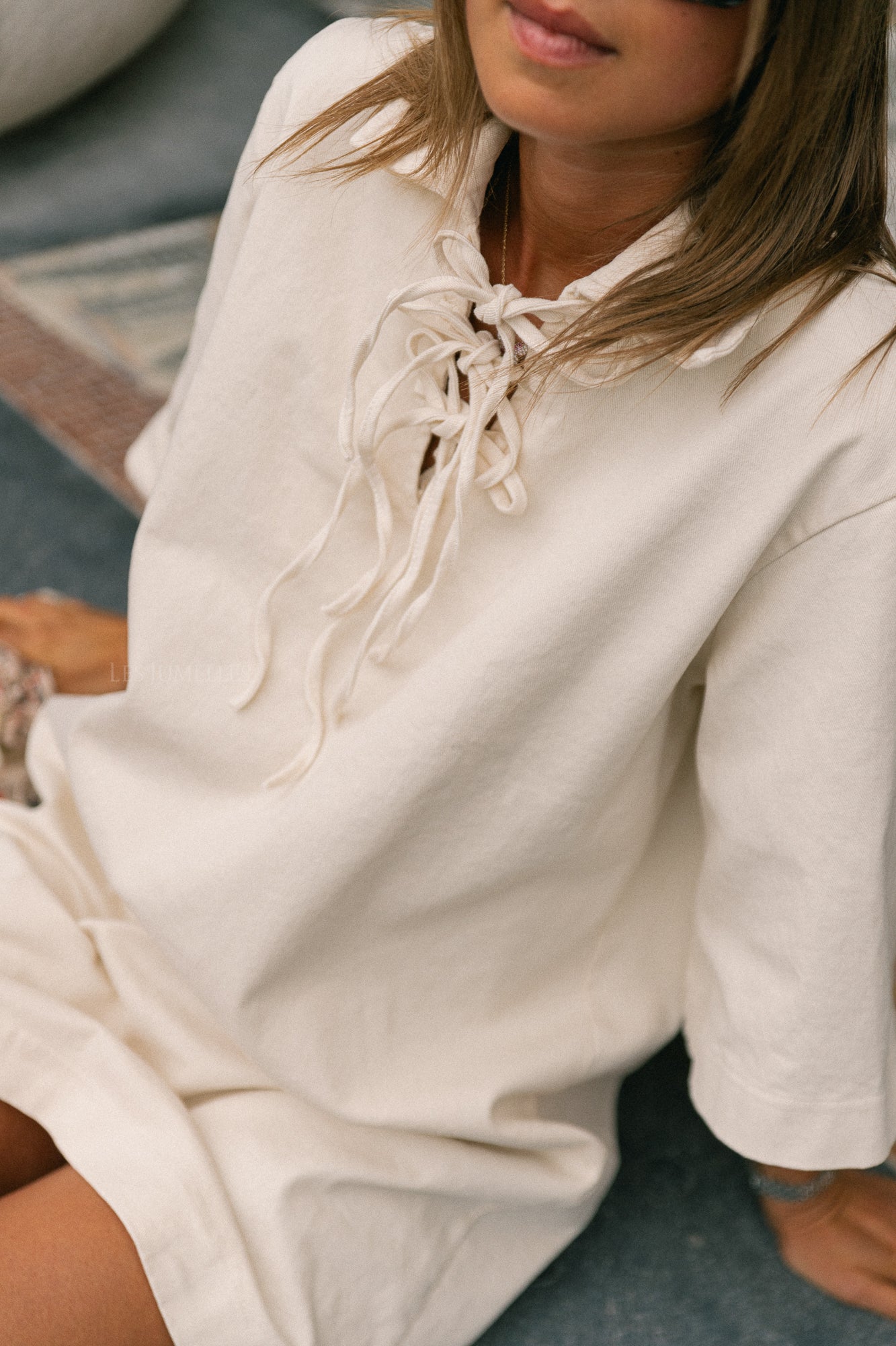 Leonie Kleid in Ecru