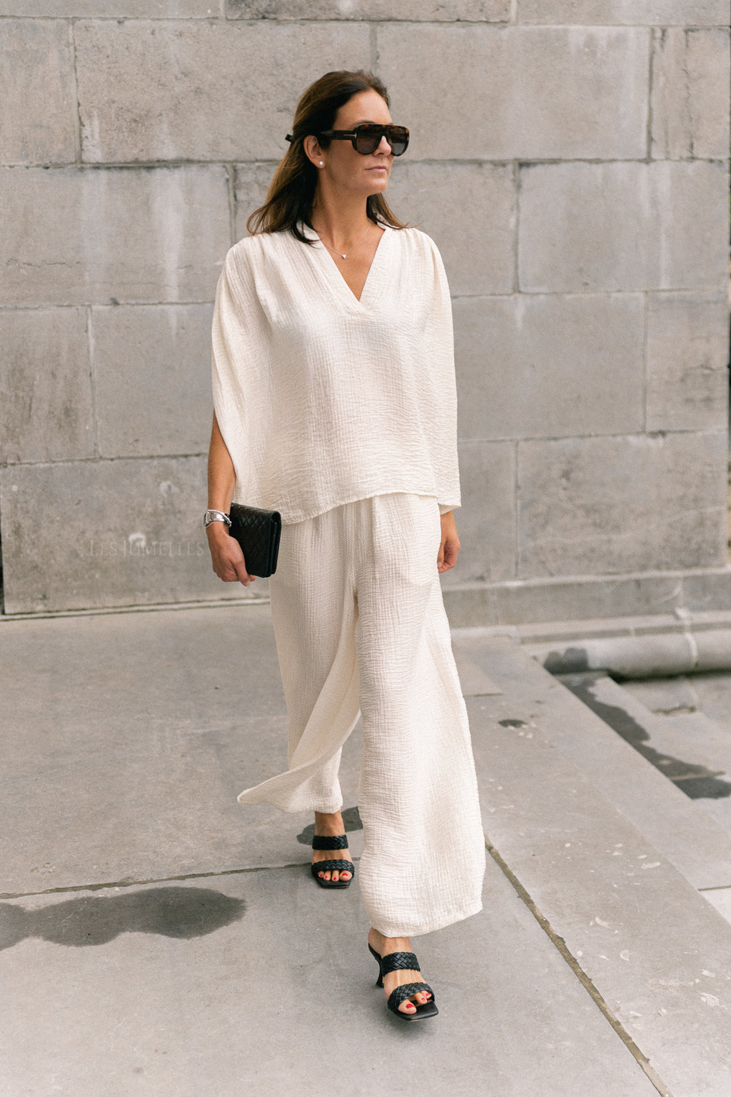 Celia SS shirt ecru