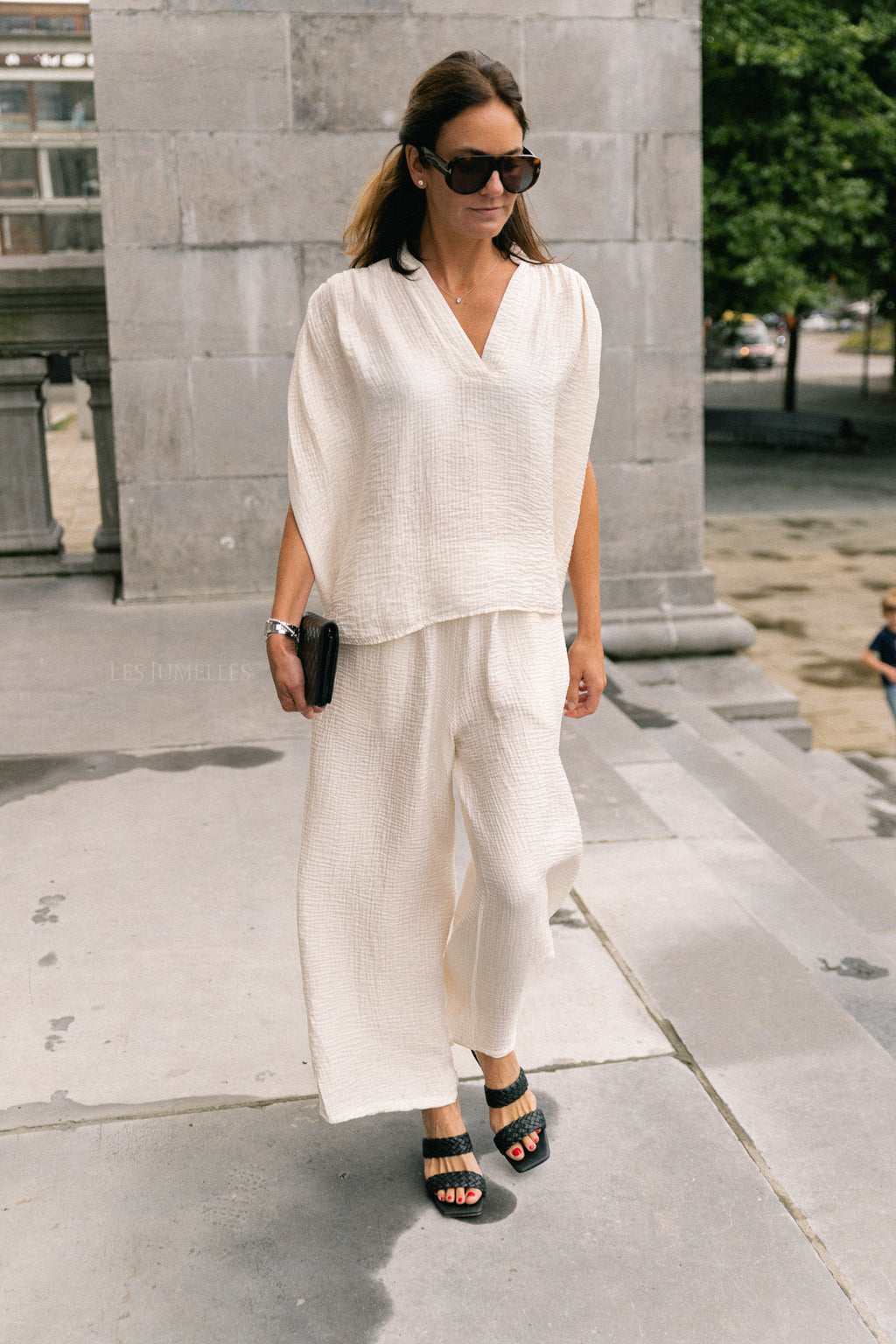 Celia SS shirt ecru