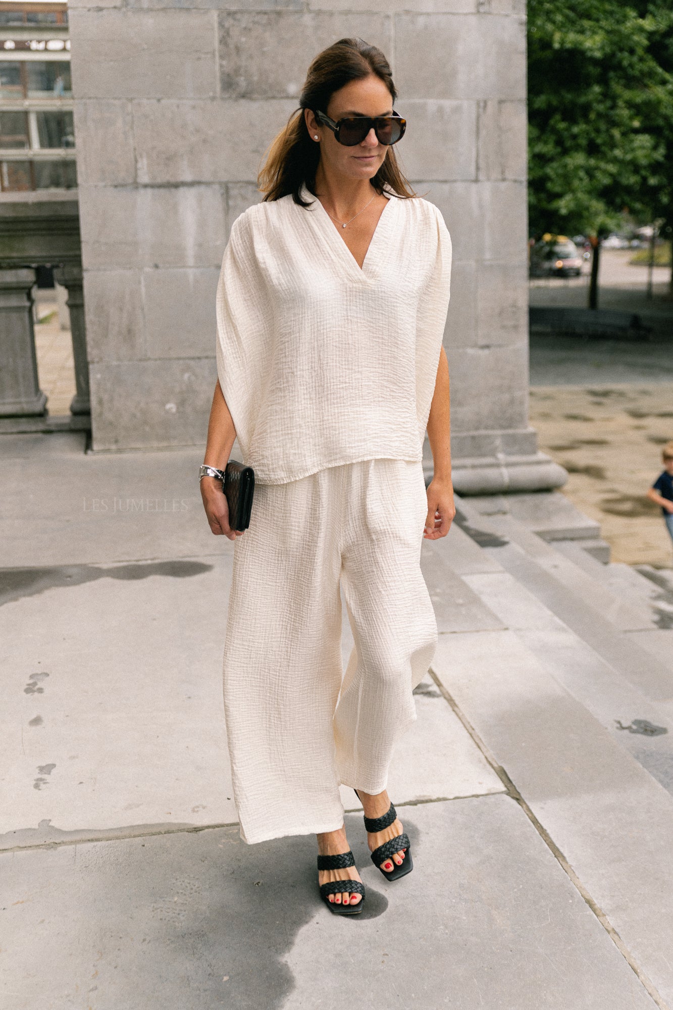 Celia SS shirt ecru
