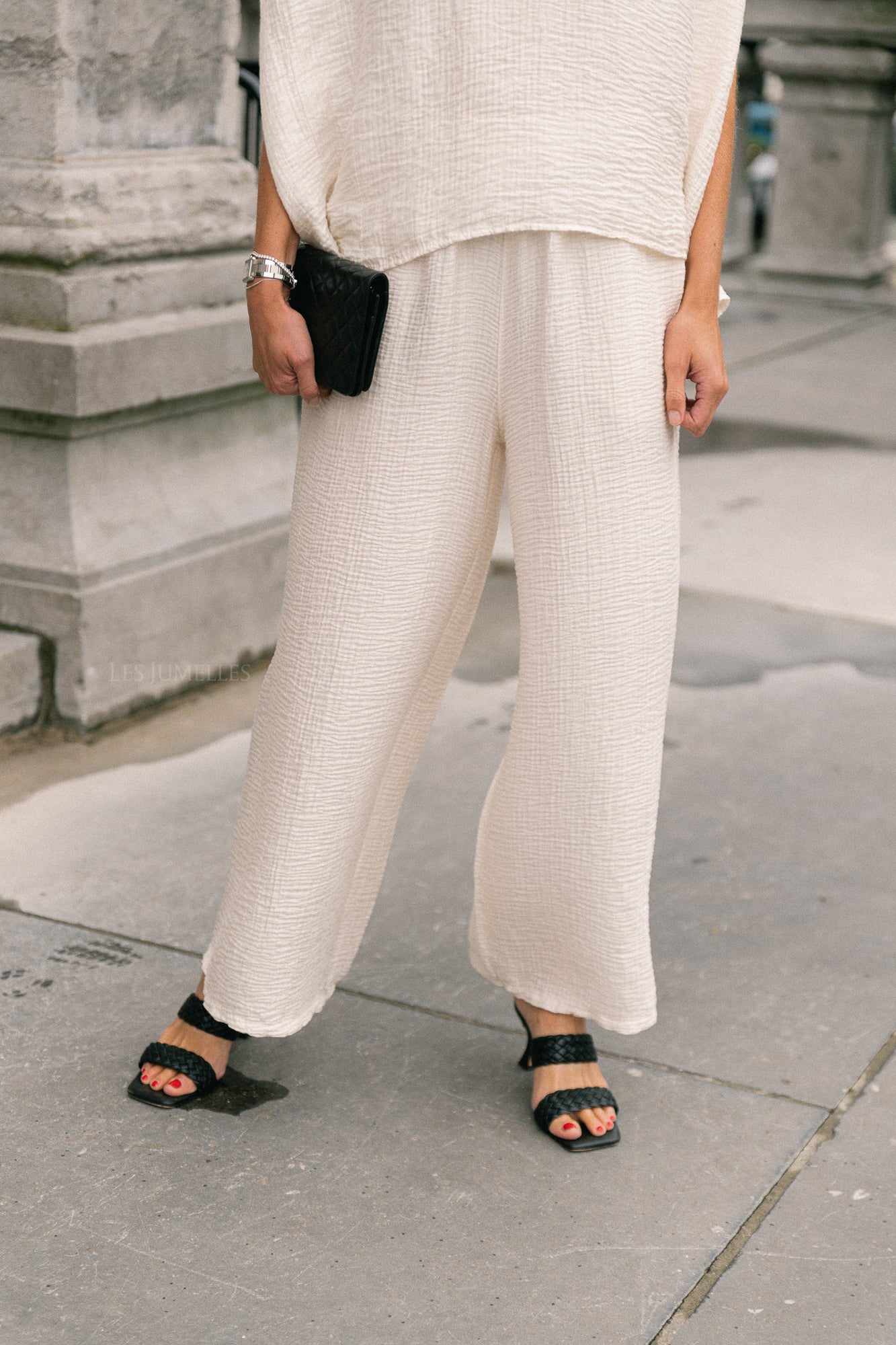 Celia wide pants ecru