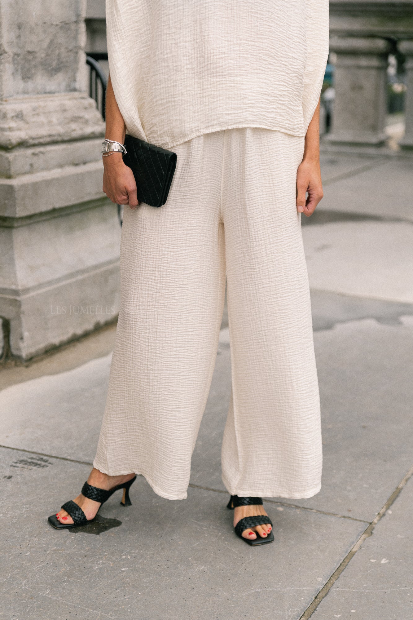 Celia wide pants ecru