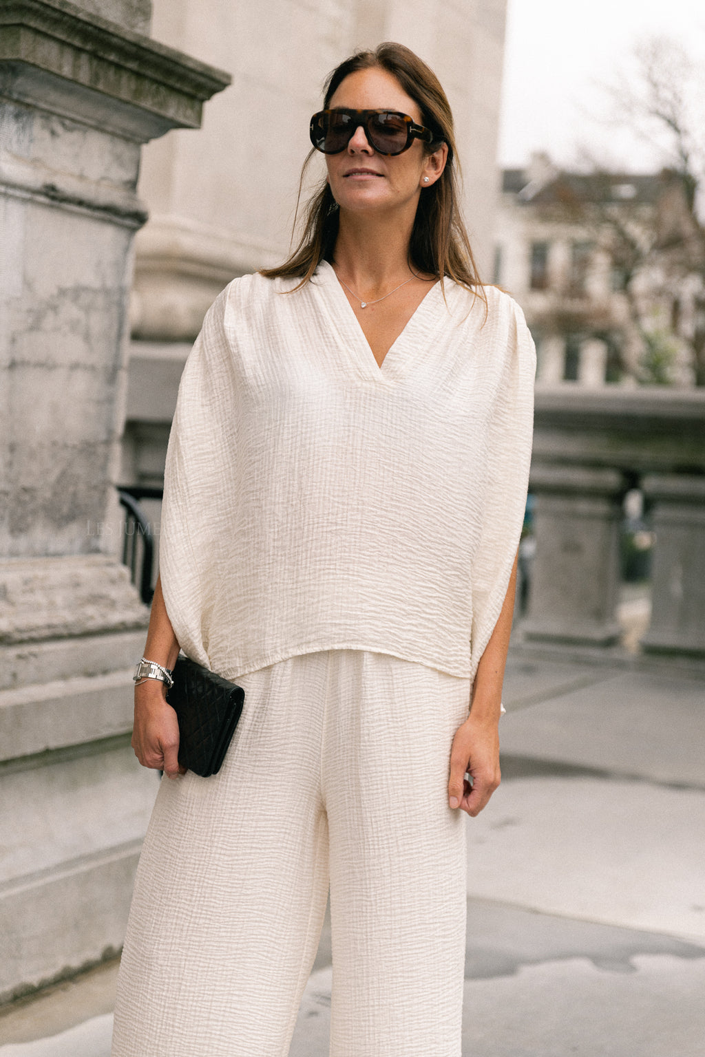 Celia SS shirt ecru