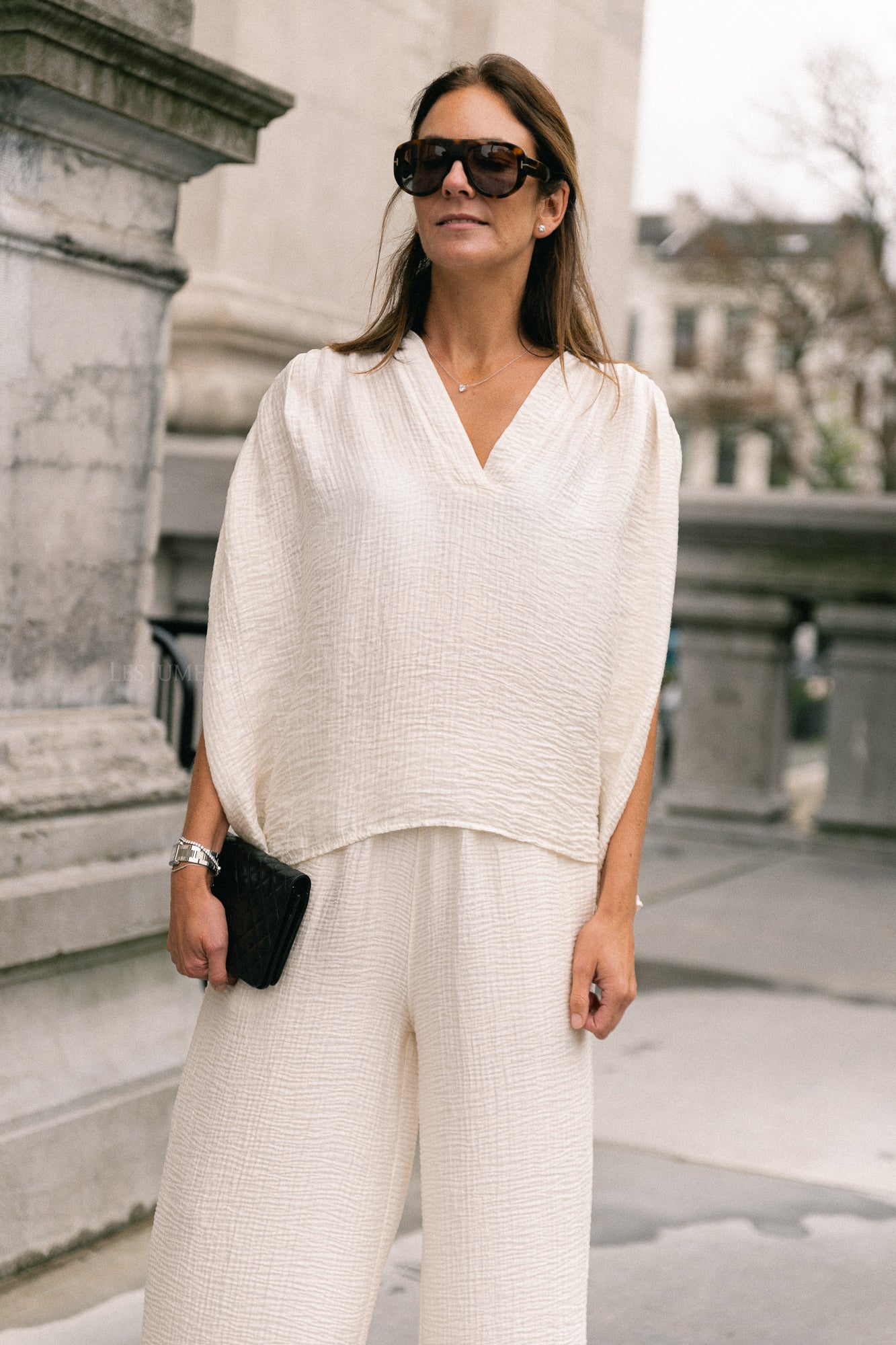 Celia SS shirt ecru