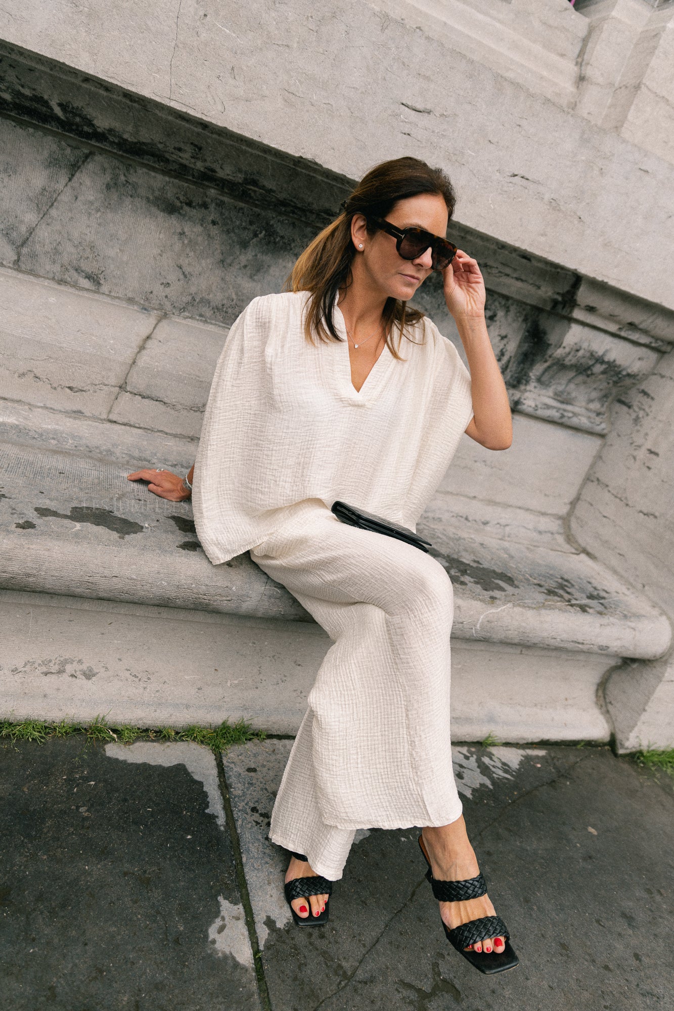 Celia SS shirt ecru