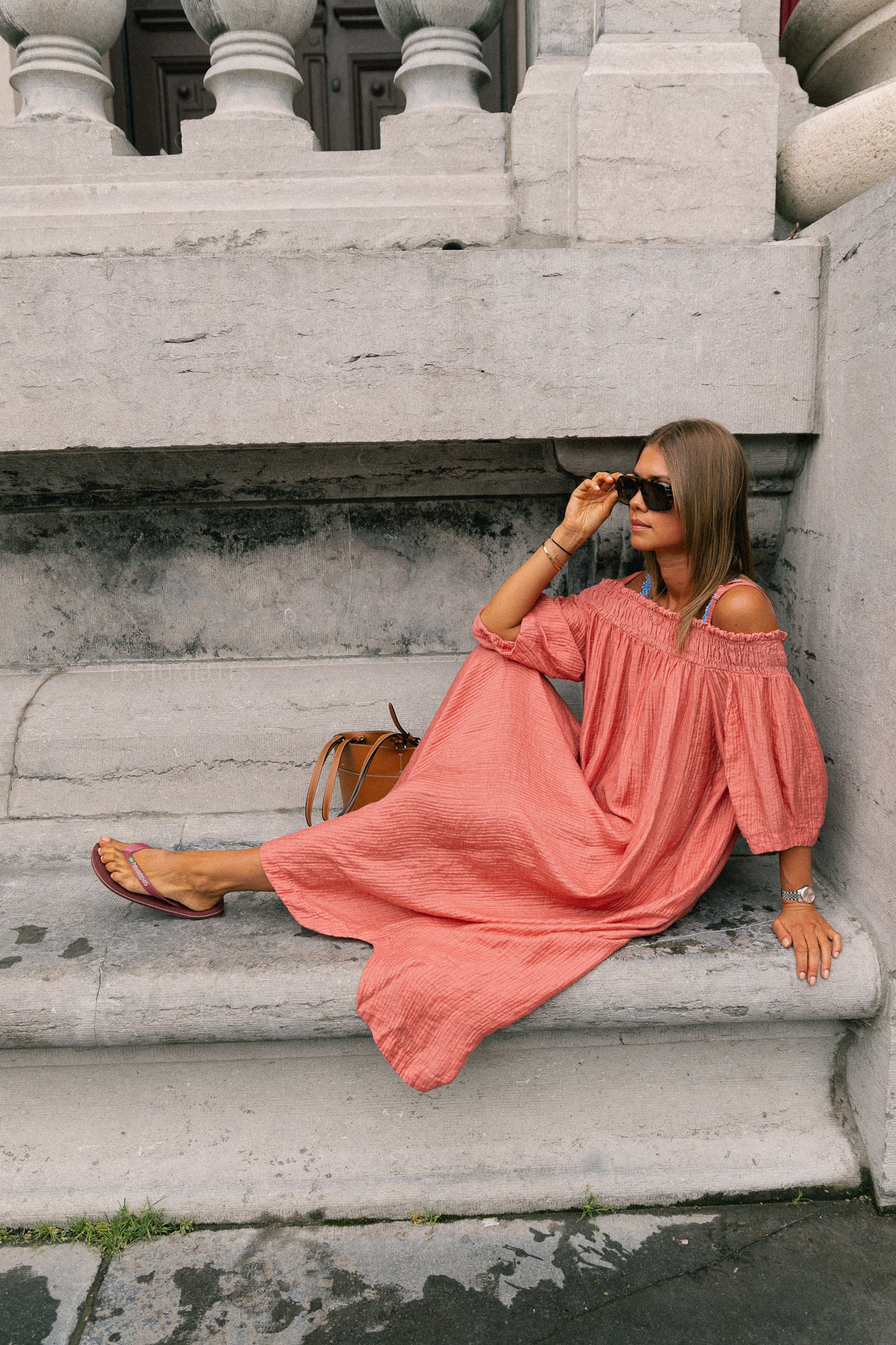 Judith Off-Shoulder-Kleid Peperosa