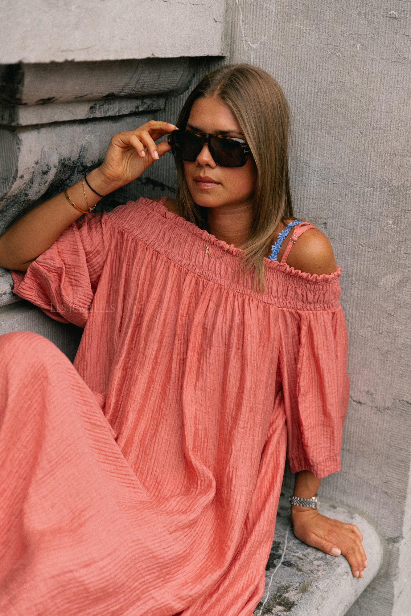 Judith Off-Shoulder-Kleid Peperosa