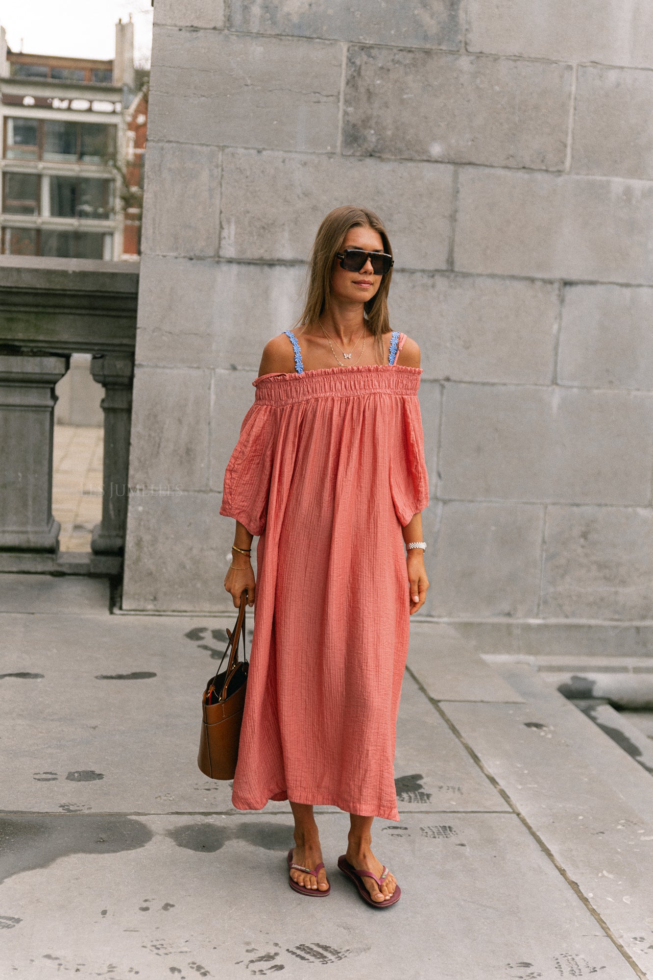 Judith Off-Shoulder-Kleid Peperosa