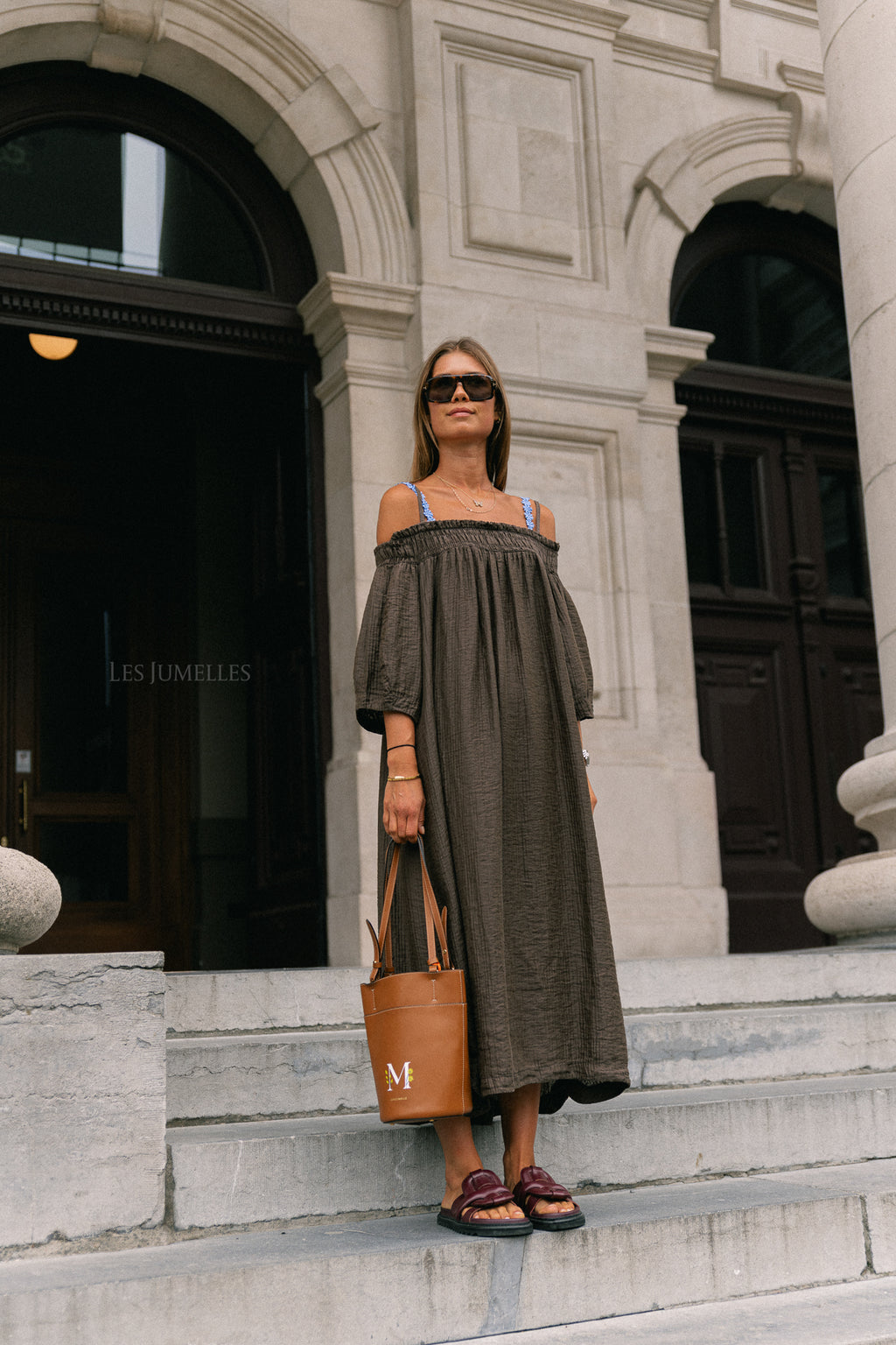 Judith Off-Shoulder-Kleid Hot Chocolate