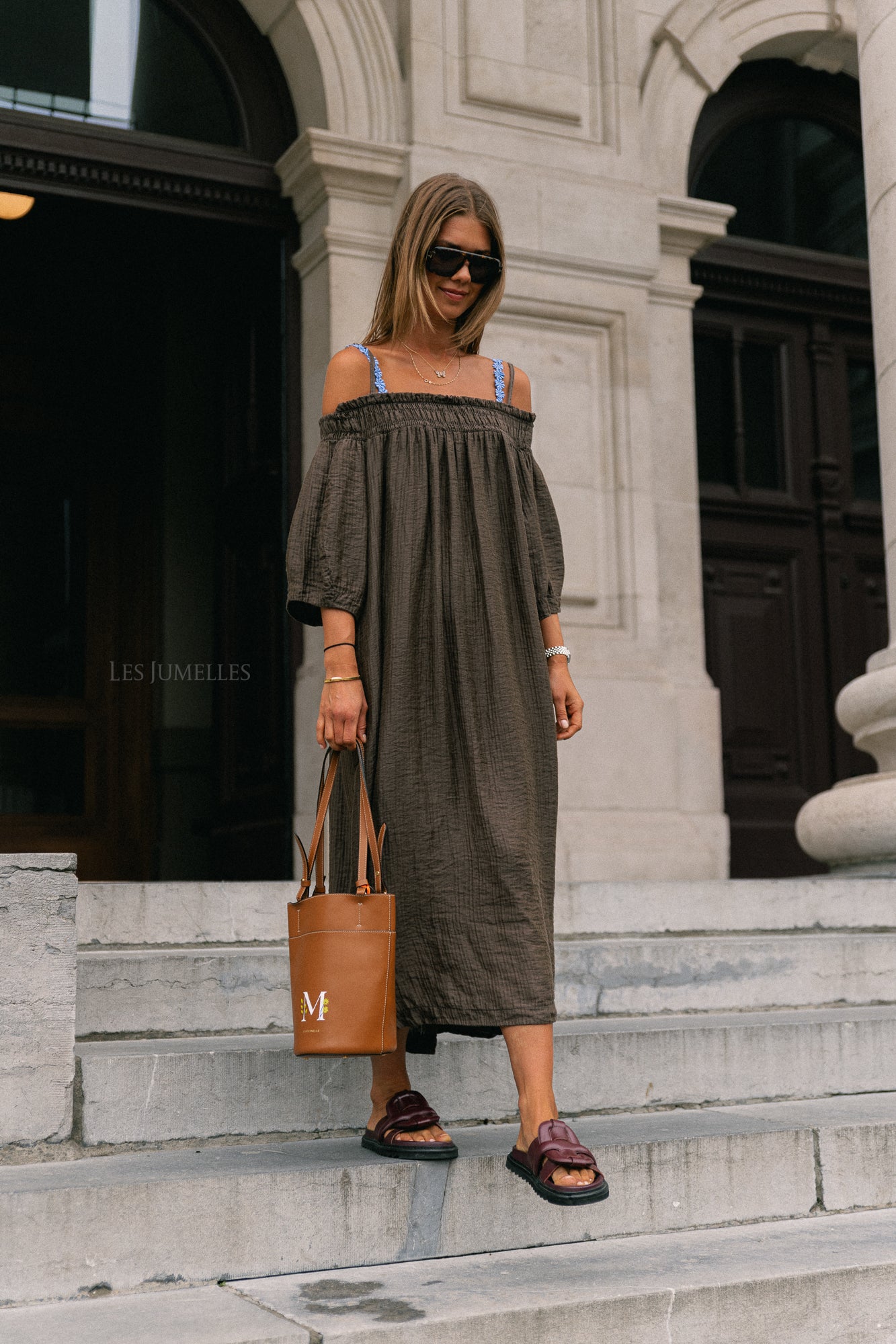 Judith Off-Shoulder-Kleid Hot Chocolate