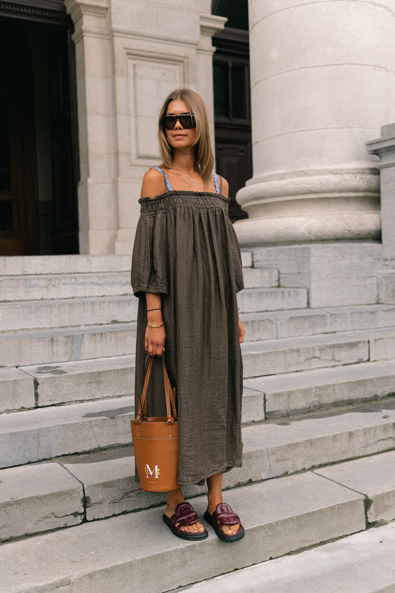 Judith Off-Shoulder-Kleid Hot Chocolate