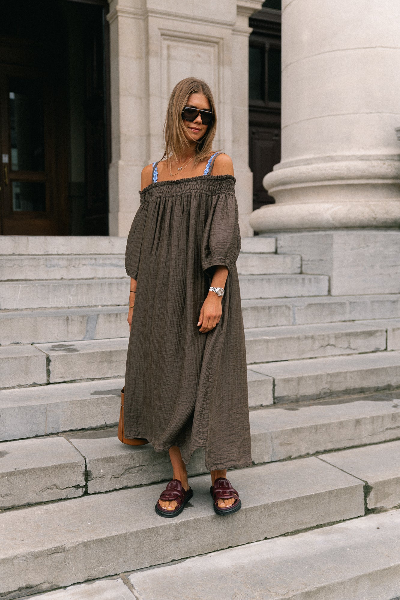 Judith Off-Shoulder-Kleid Hot Chocolate