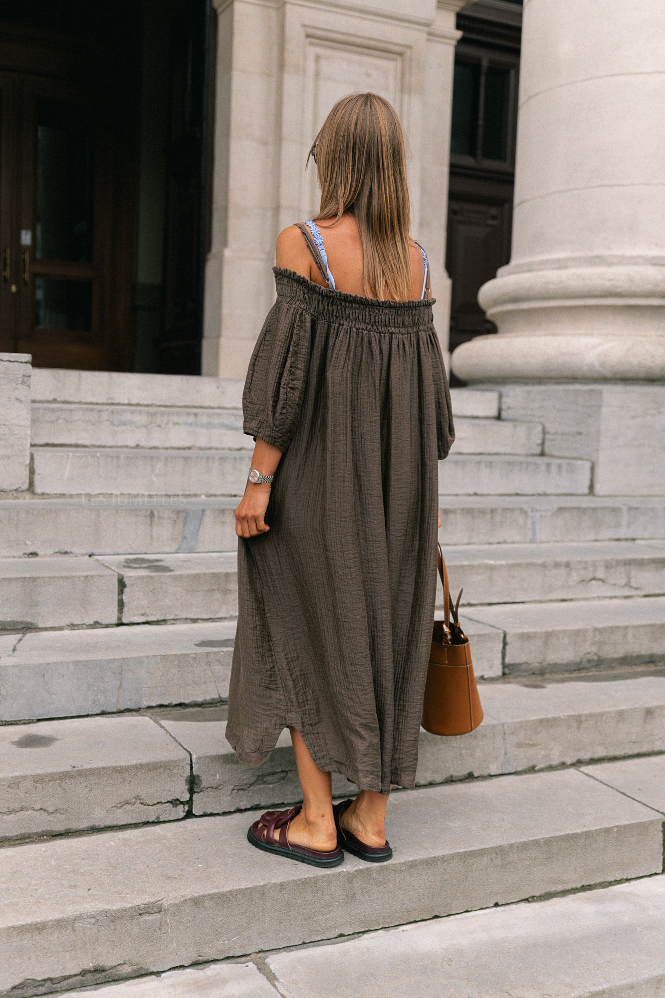 Judith Off-Shoulder-Kleid Hot Chocolate