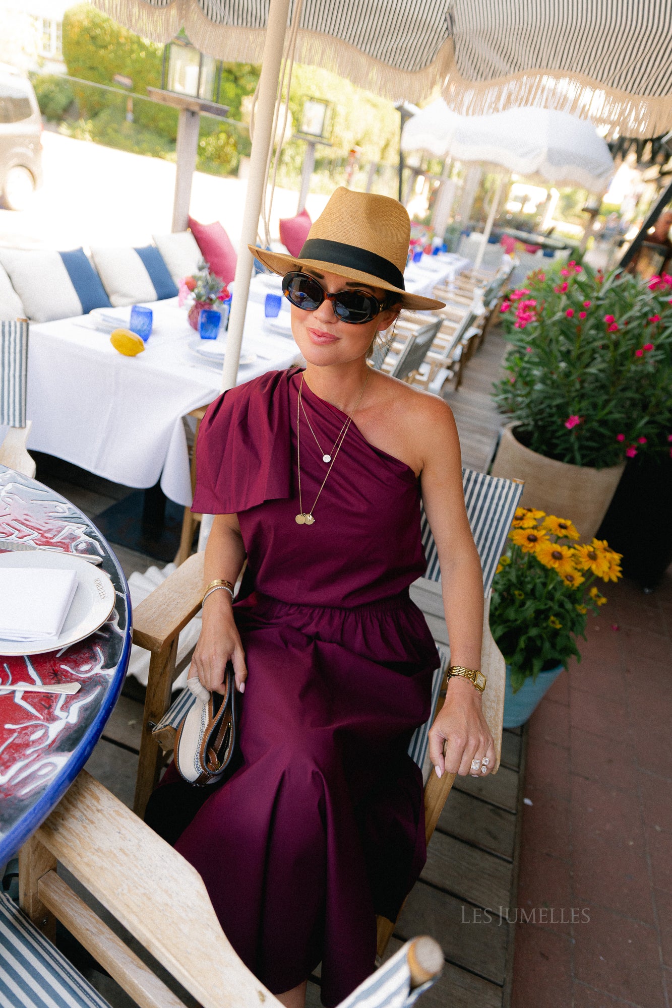 Emmilou maxi skirt burgundy
